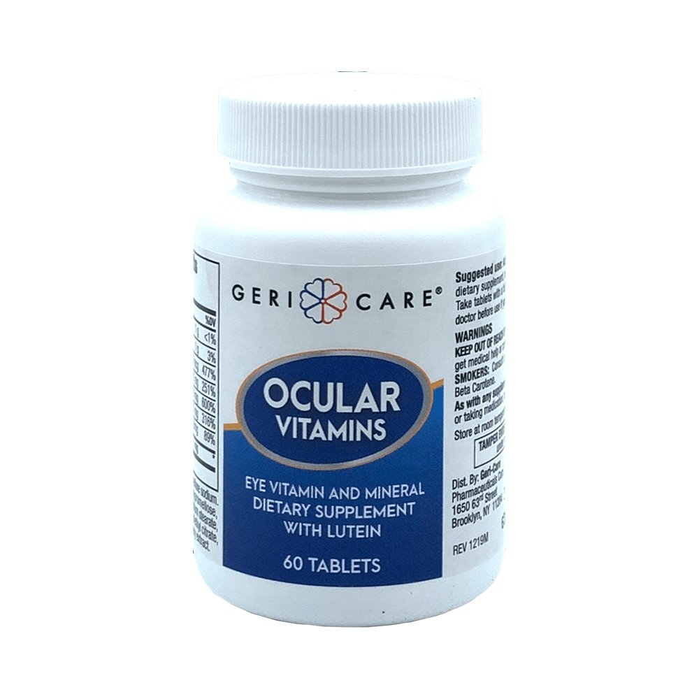 Geri-Care 631-06-GCP - Geri-Care® Eye Vitamin and Mineral Supplement with Lutein - 1/Bottle, 12/Case