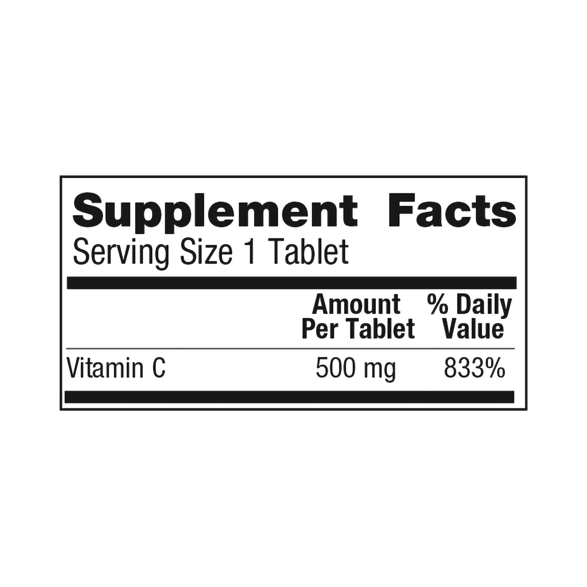 Geri-Care 841-50-GCP - Geri-Care® Ascorbic Acid Vitamin C Supplement - 1/Bottle, 12/Case