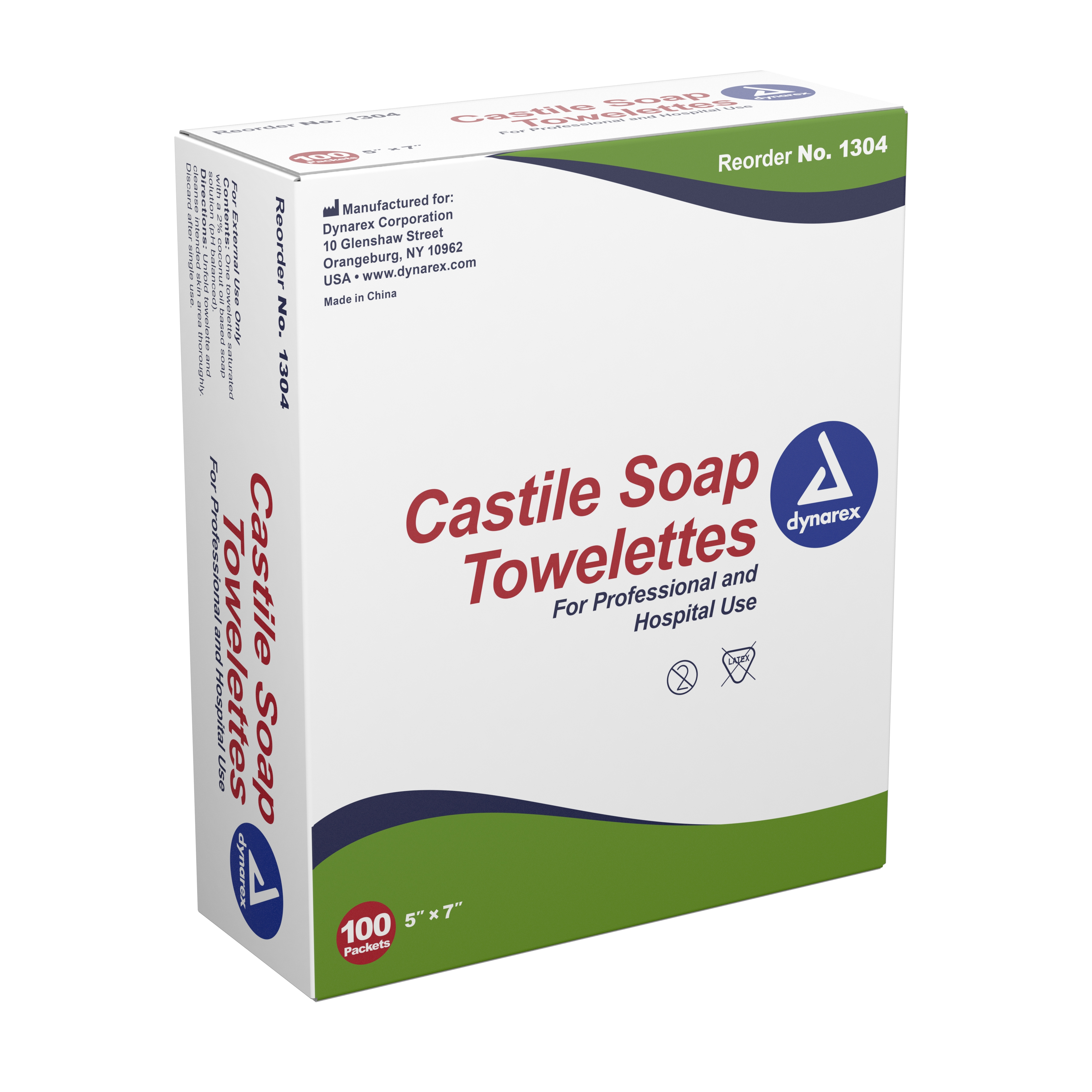 Dynarex - 1304 dynarex® Scented Castile Soap Towelettes