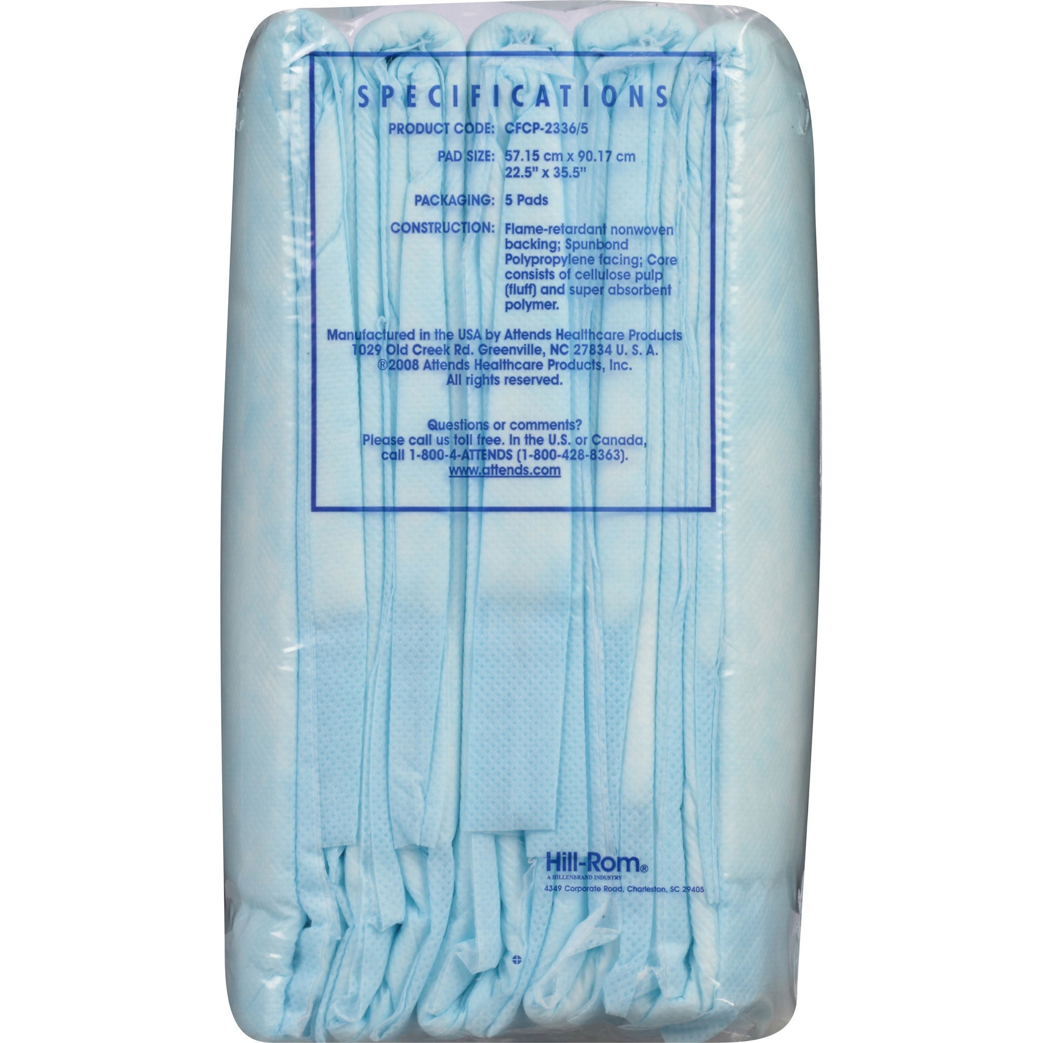 Attends Healthcare Products - CFCP-2336-5 Disposable Underpad Cairpad® Low Air Loss 23 X 36 Inch Polymer Heavy Absorbency