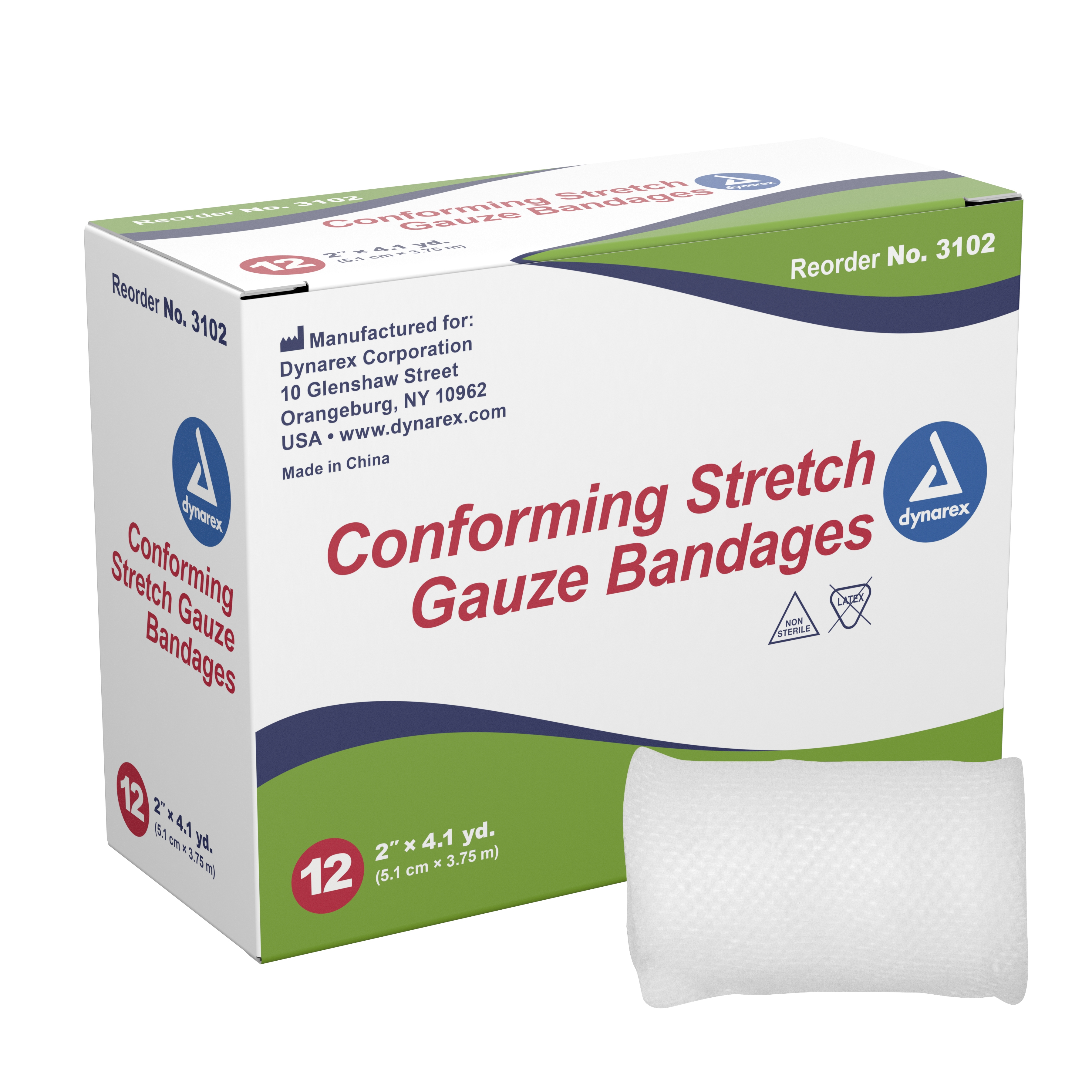 Dynarex - 3102 dynarex® Conforming Bandage