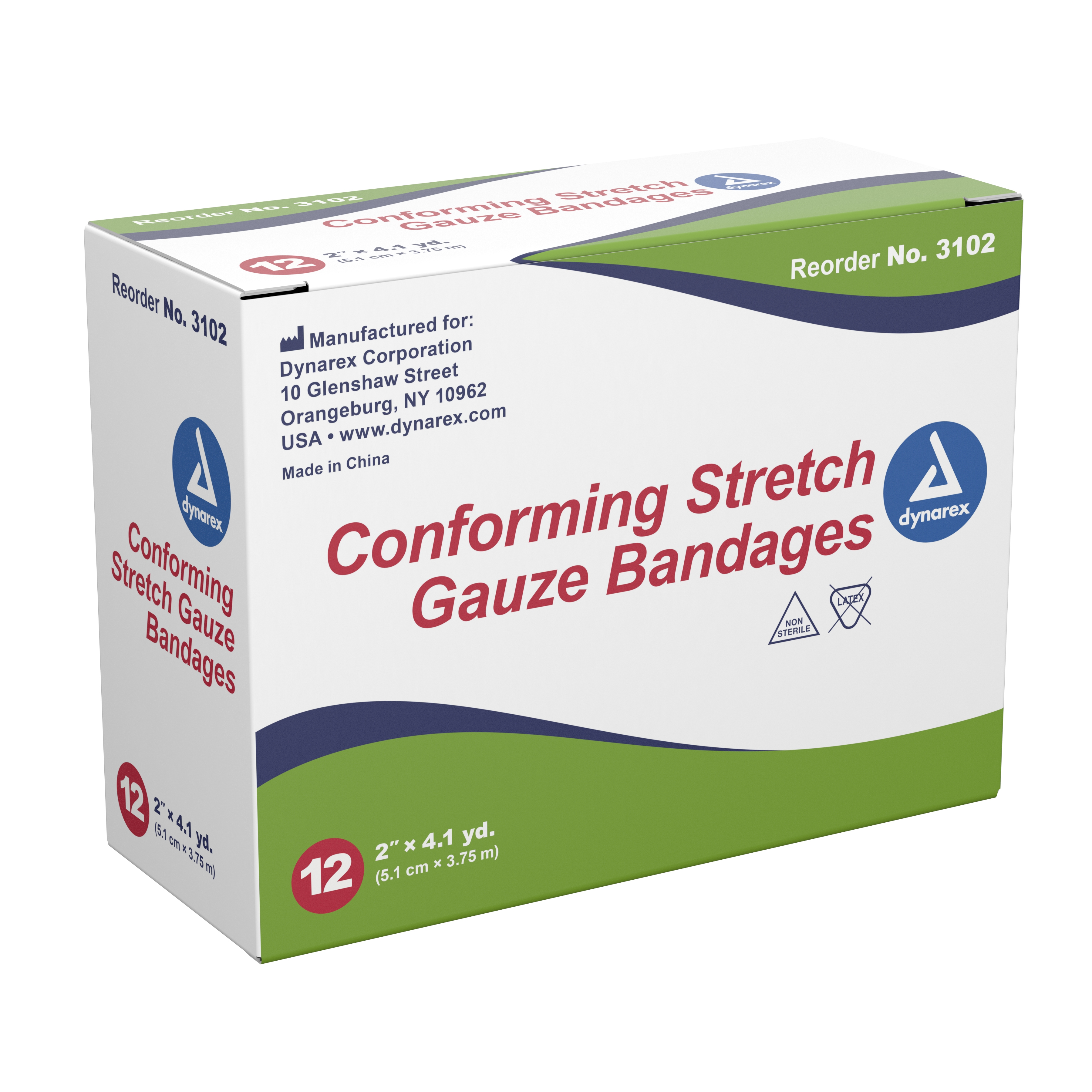 Dynarex - 3102 dynarex® Conforming Bandage