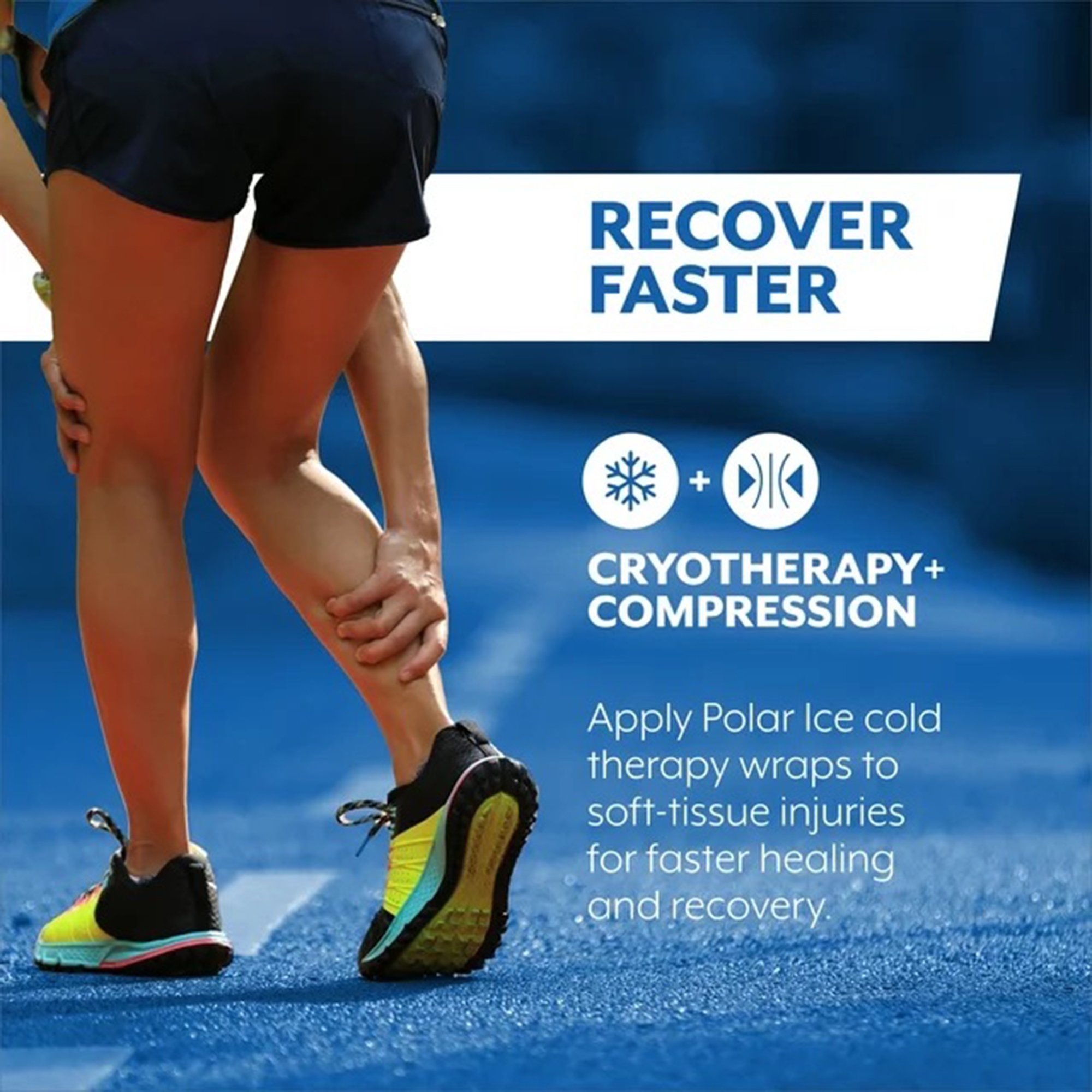 Brownmed 30104 - Polar Ice™ Cold Therapy Knee Wrap, Large - 1/Pack