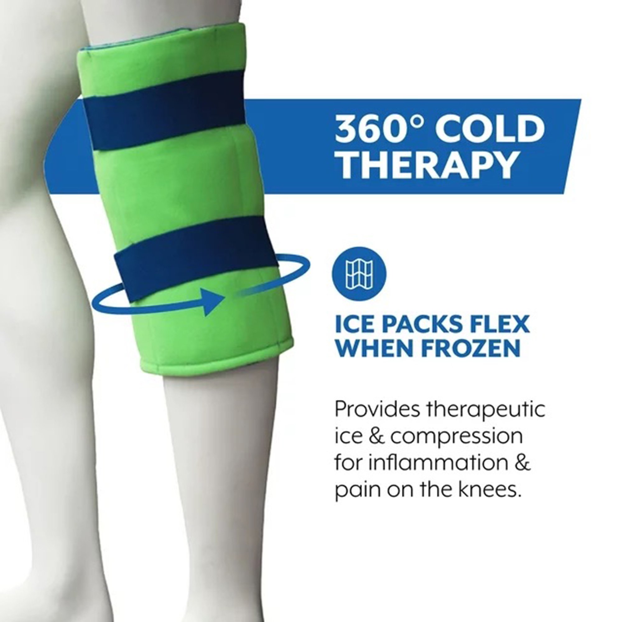 Brownmed 30104 - Polar Ice™ Cold Therapy Knee Wrap, Large - 1/Pack