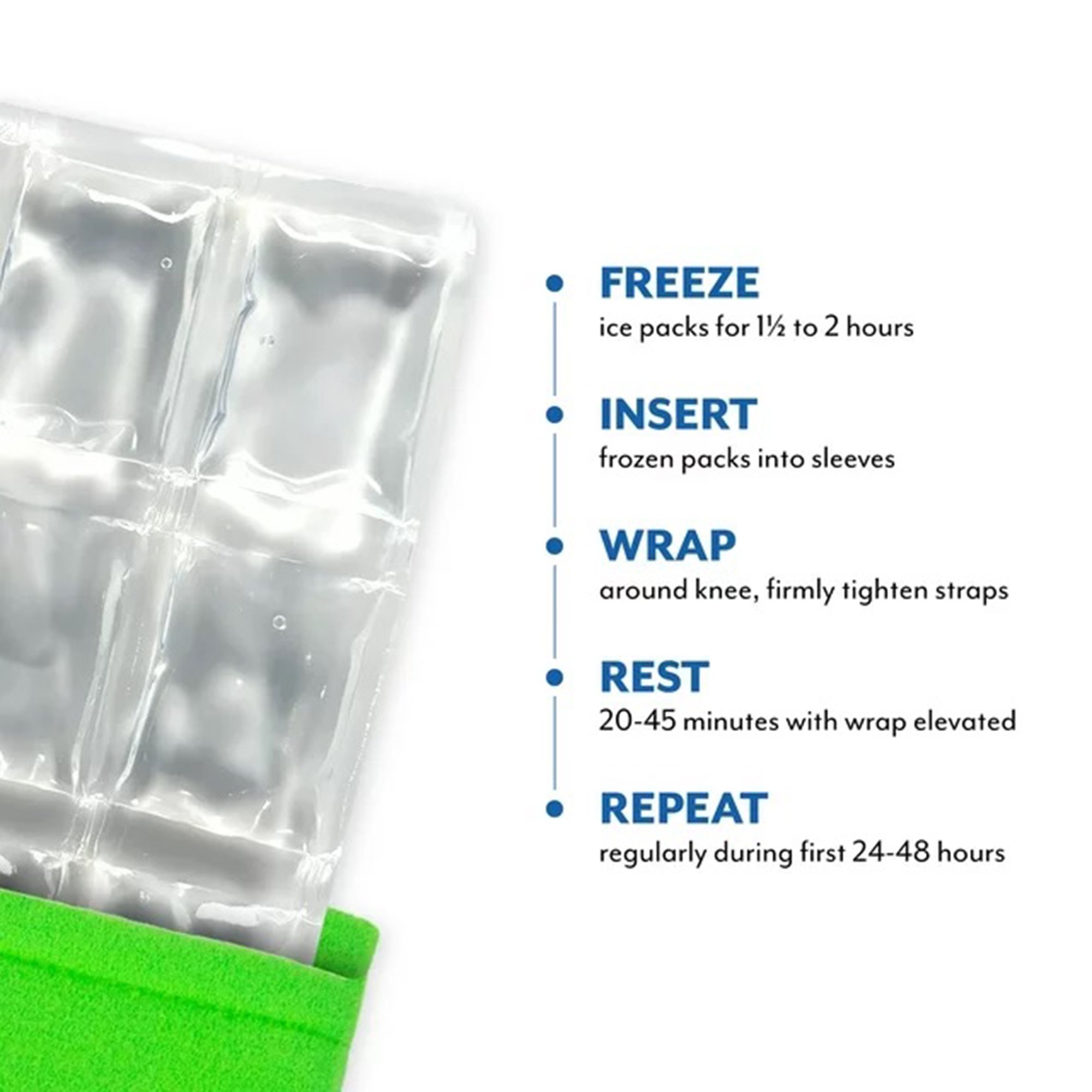 Brownmed 30104 - Polar Ice™ Cold Therapy Knee Wrap, Large - 1/Pack