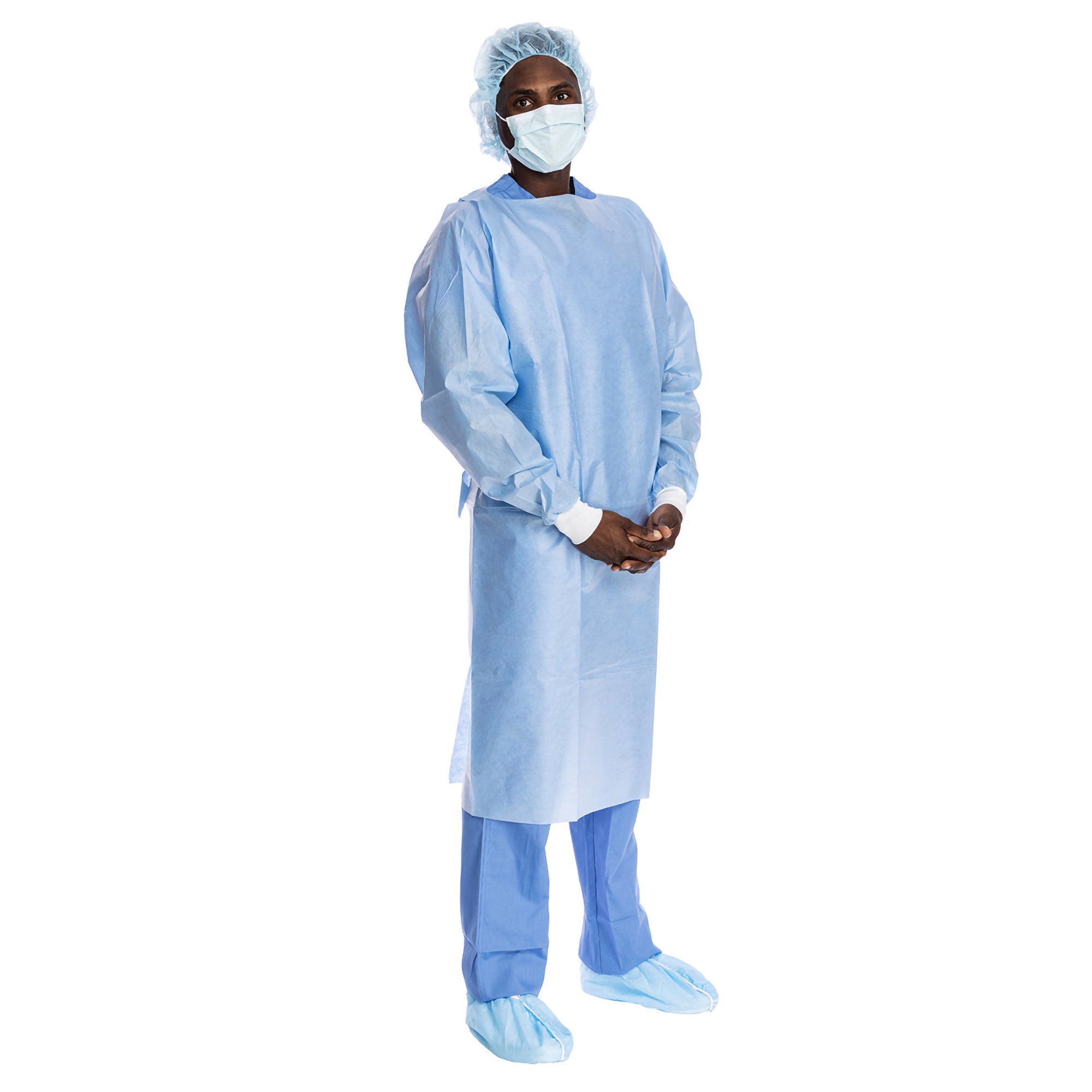 O&M Halyard Inc 69600 - Halyard Over-the-Head Protective Procedure Gown - 10/Pack, 100/Case