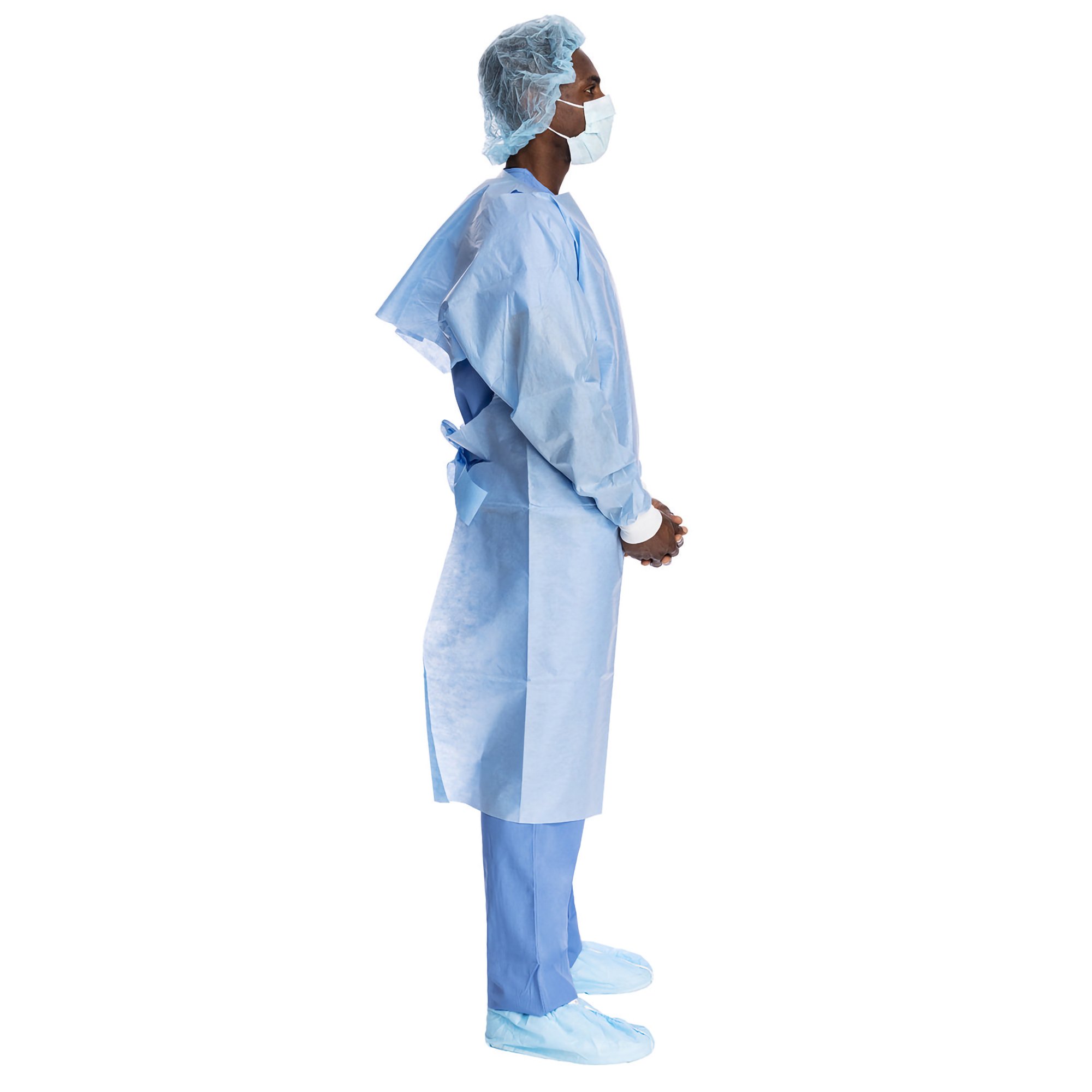 O&M Halyard Inc 69600 - Halyard Over-the-Head Protective Procedure Gown - 10/Pack, 100/Case