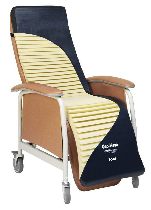 Span America - WAVE28-01 Seat Cushion Geo-Wave™ 28 W X 68 L Inch Foam