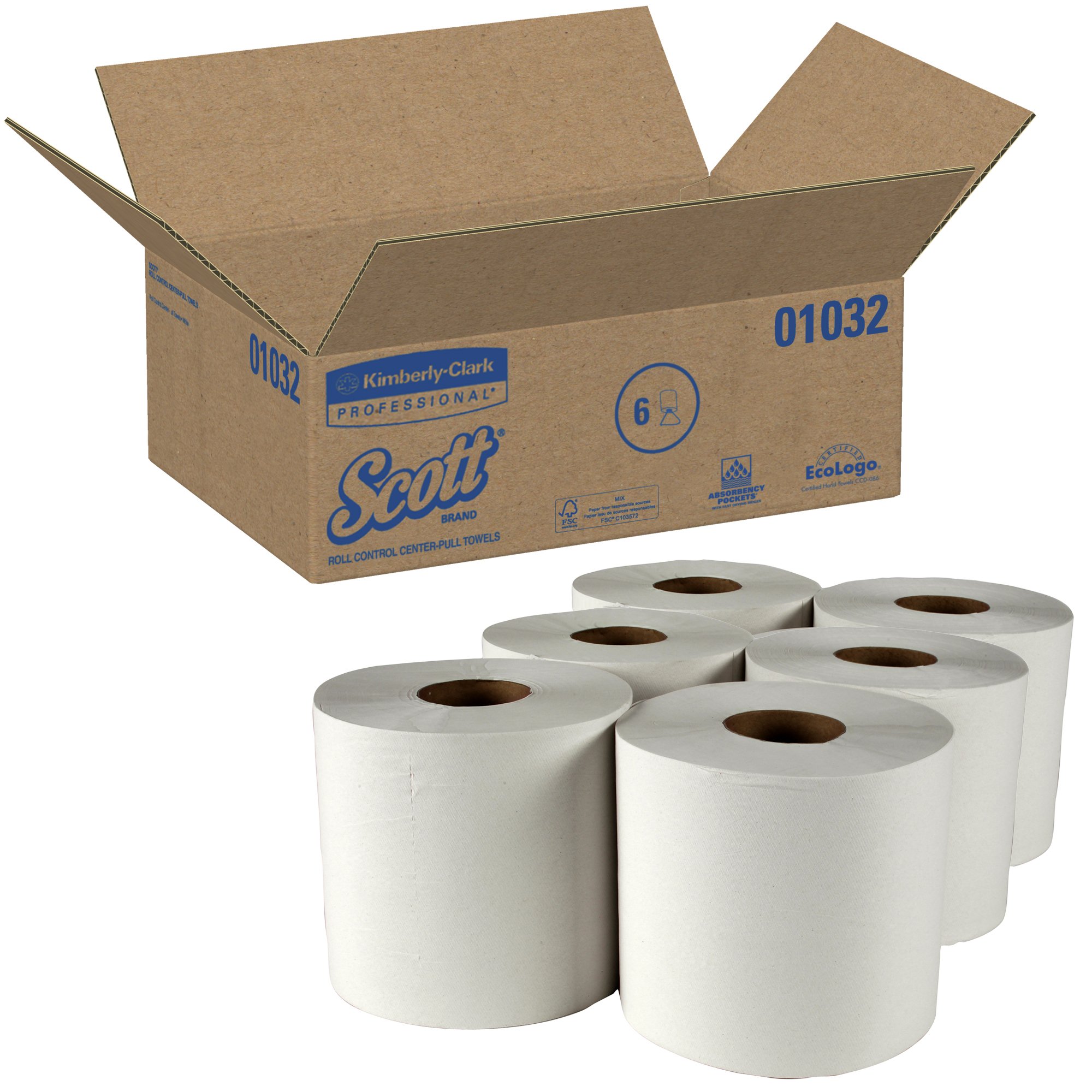 Kimberly Clark - 01032 Scott® Essential White Paper Towel