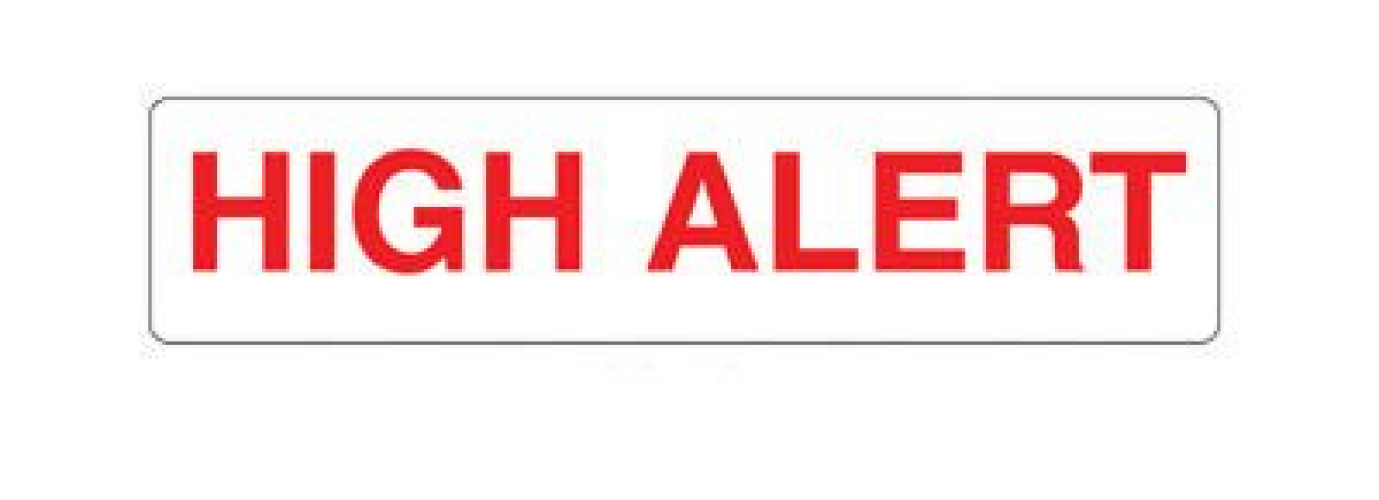 Health Care Logistics - 8350 Barkley® Warning Label