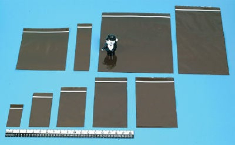 Health Care Logistics - 7576 Reclosable UV Protection Bag 8 X 8 Inch Plastic Amber Zipper Closure