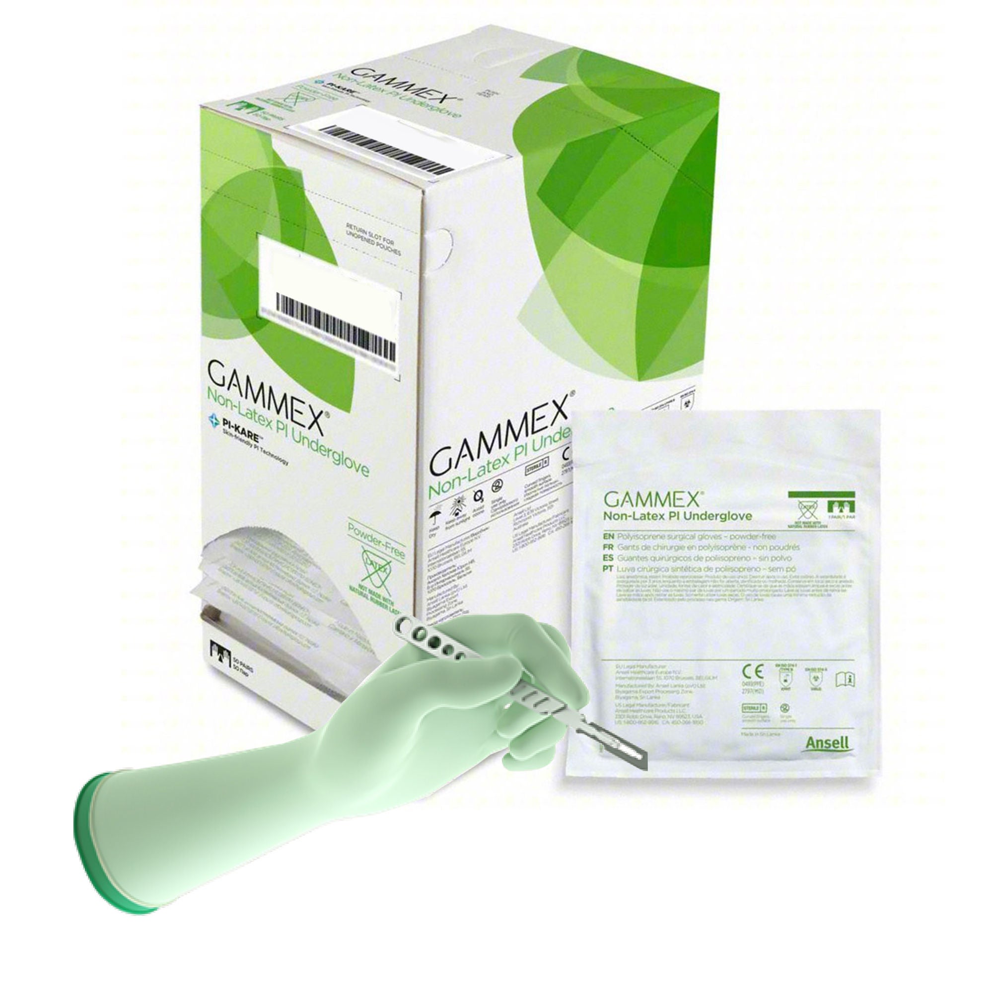 Ansell - 20687260 Gammex® Non-Latex PI Polyisoprene Surgical Underglove