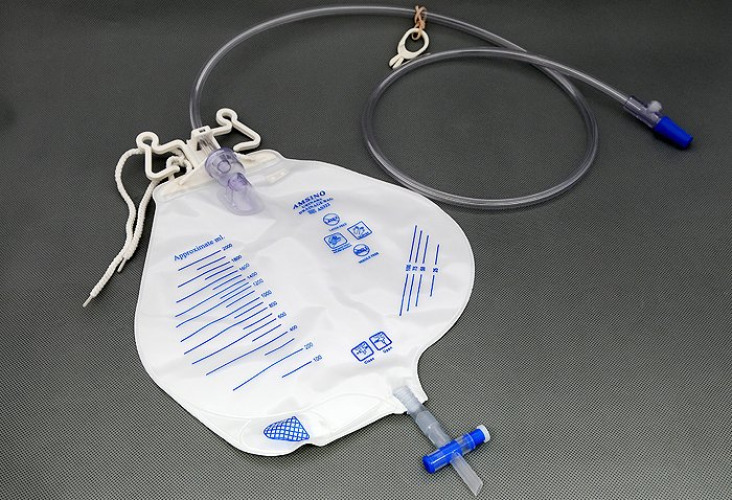 Amsino International - AS322 AMSure® Urinary Drain Bag With Universal Double Hook
