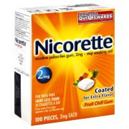 Haleon US Services Inc - 00135024102 Nicorette Stop Smoking Aid Gum 2 mg Fruit Chill