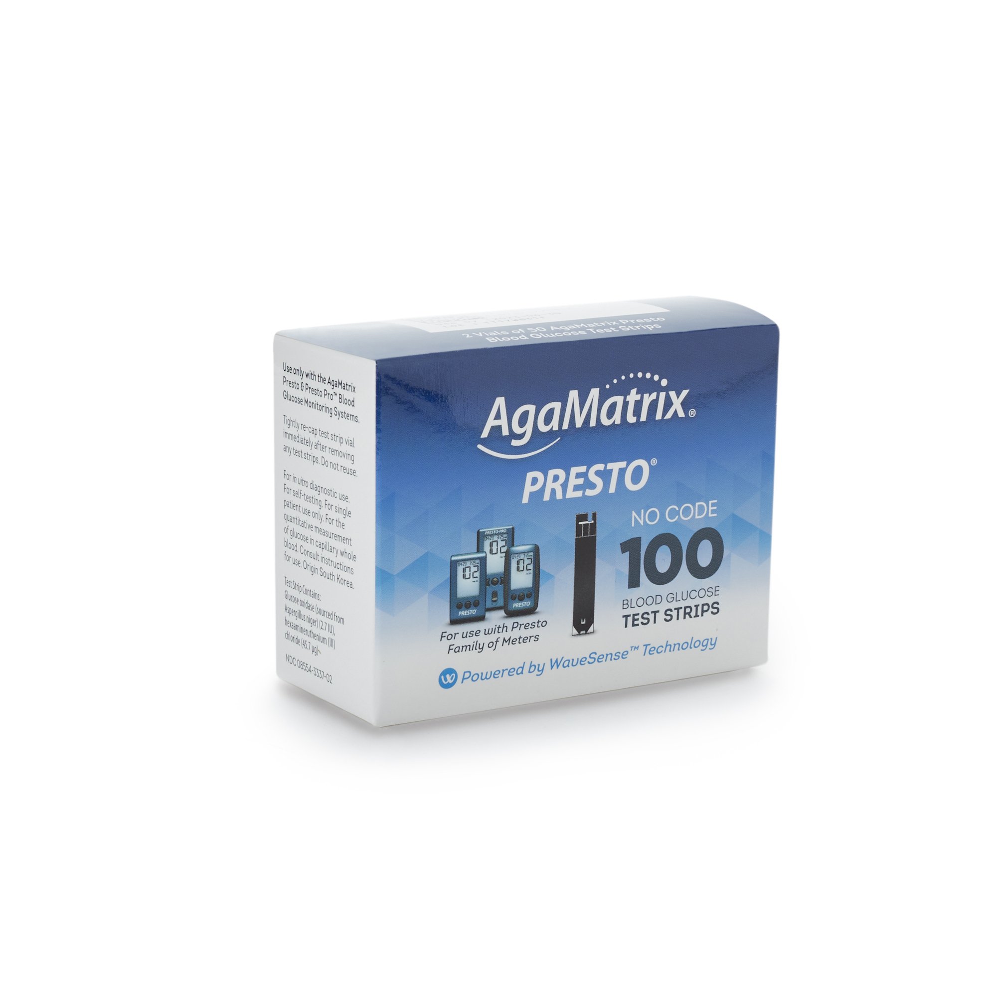 Agamatrix - 8000-03337 Wavesense® Presto® Blood Glucose Test Strips