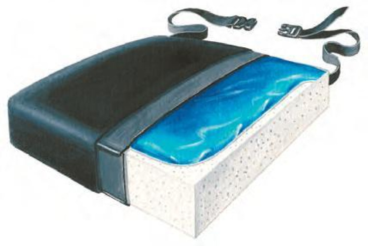 Skil-Care - 915135 Seat Cushion Skil-Care™ 26 W X 18 L X 3 D Inch Foam / Gel