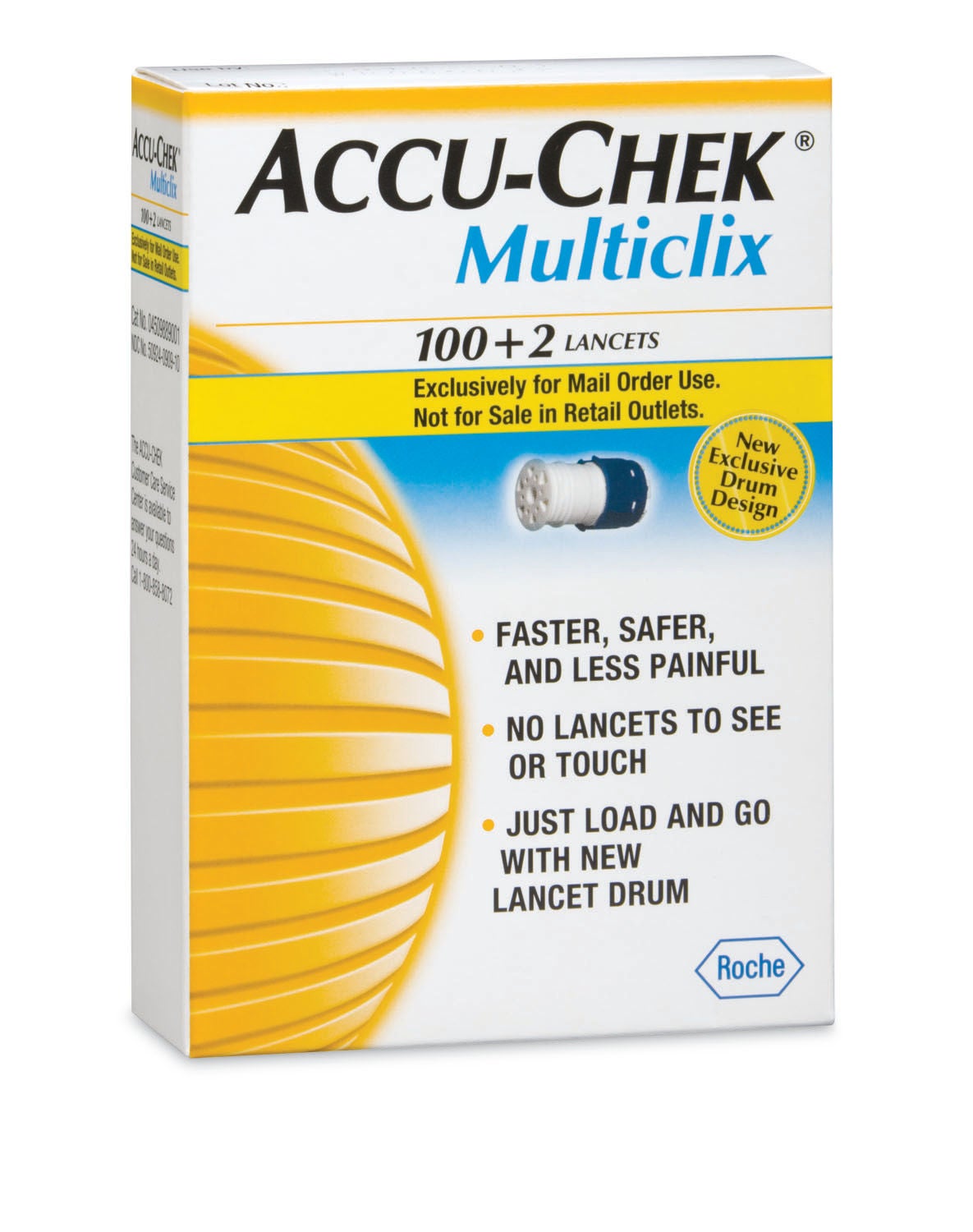 Roche Diabetes Care - 04509889001 Lancet for Lancing Device Accu-Chek® 30 Gauge Non-Safety Twist Off Cap Multiple Sites