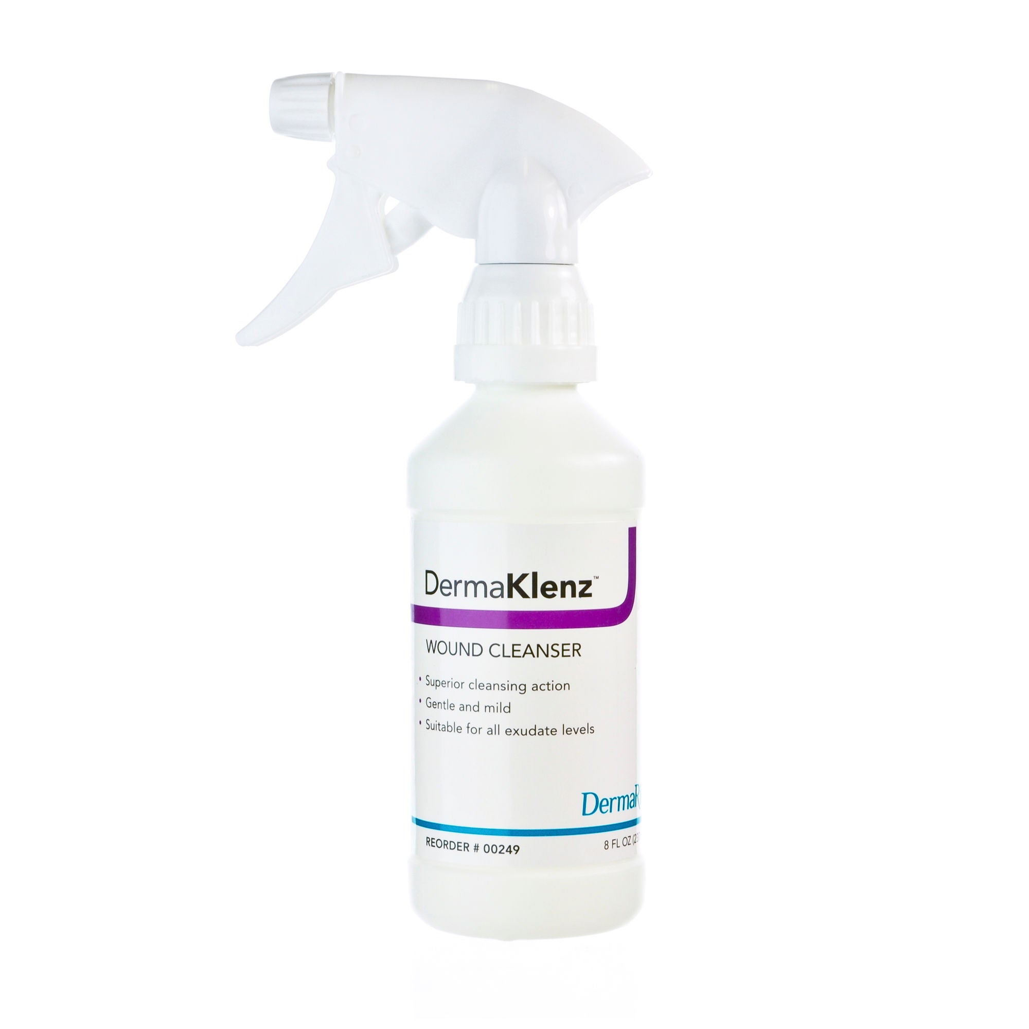 DermaRite Industries - 00249 Wound Cleanser DermaKlenz® 8 oz. Spray Bottle NonSterile