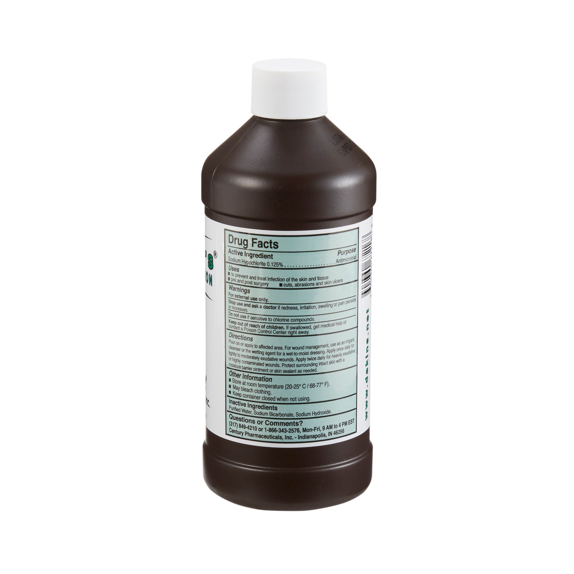 Dakin's Solution Quarter Strength Wound Cleanser 00436067216 by Century Pharmaceutical