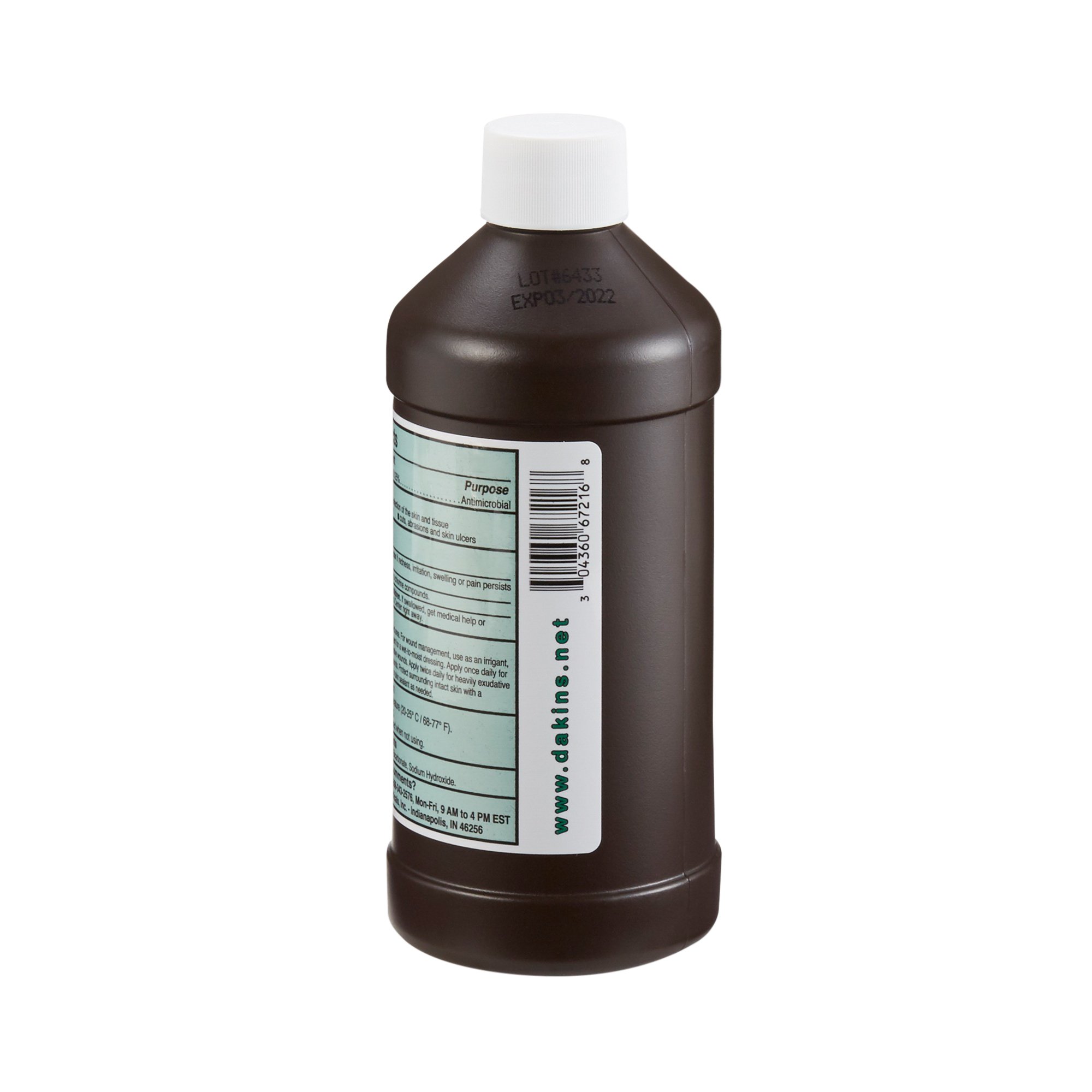 Century Pharmaceutical - 00436067216 Dakin's® Solution Quarter Strength Wound Antimicrobial Cleanser