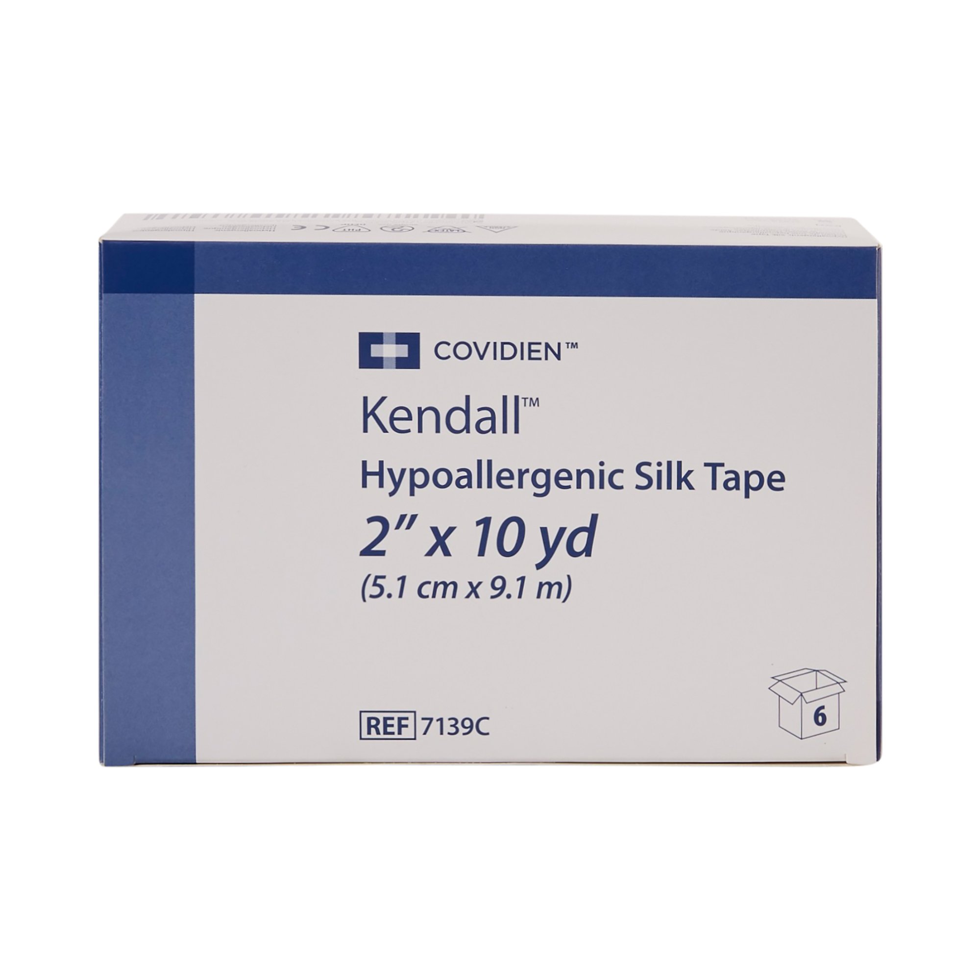 Cardinal - 7139C Kendall™ Hypoallergenic Silk-Like Cloth Medical Tape