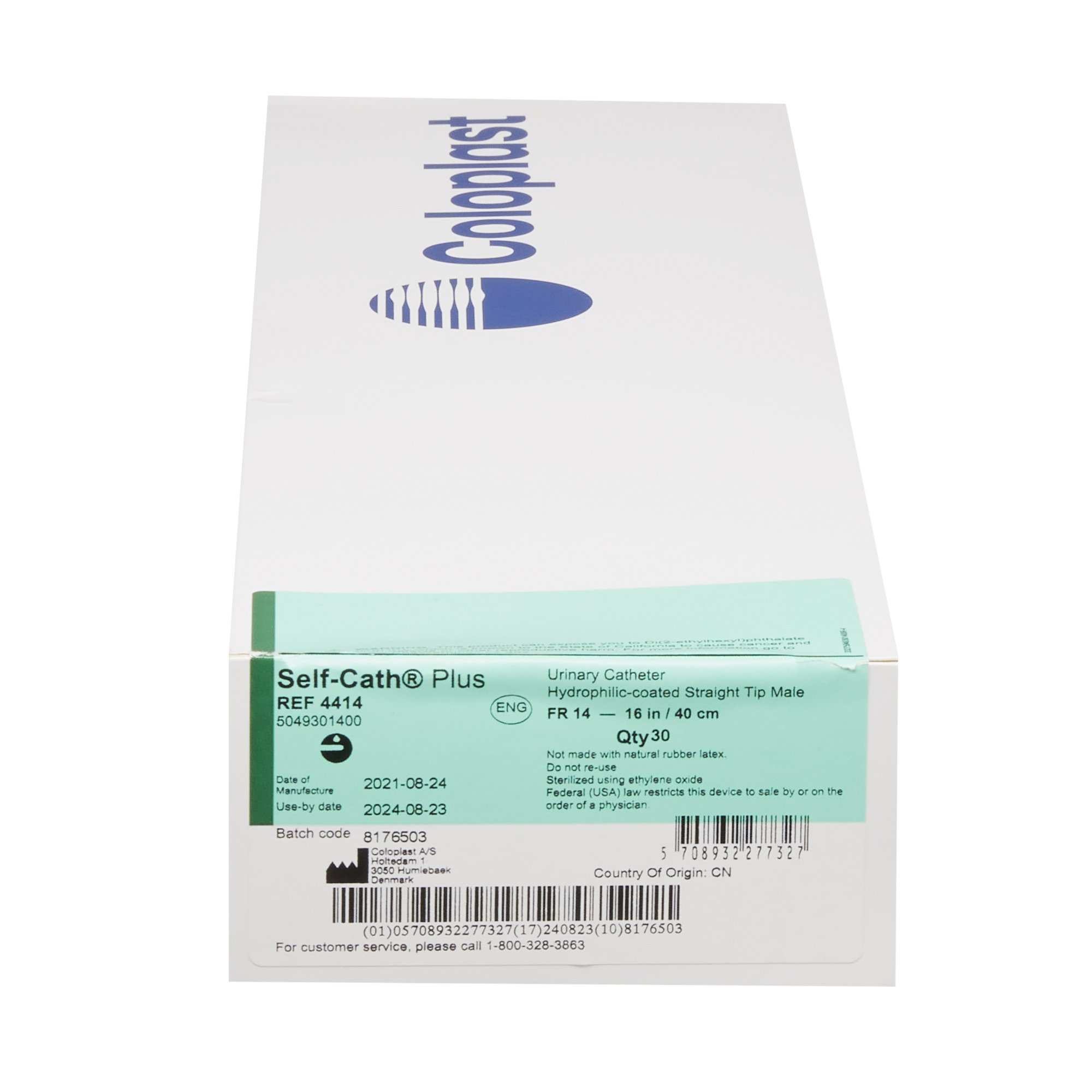 Coloplast - 4414 Self-Cath® Plus Urethral Catheter