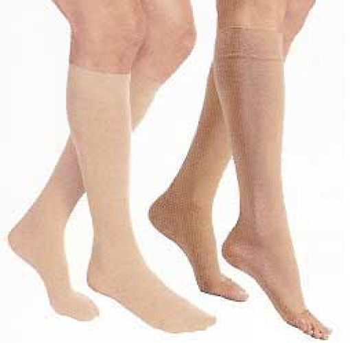 BSN Medical - 114810 Compression Stocking Jobst® Relief Knee High Large / Full Calf Beige Closed Toe