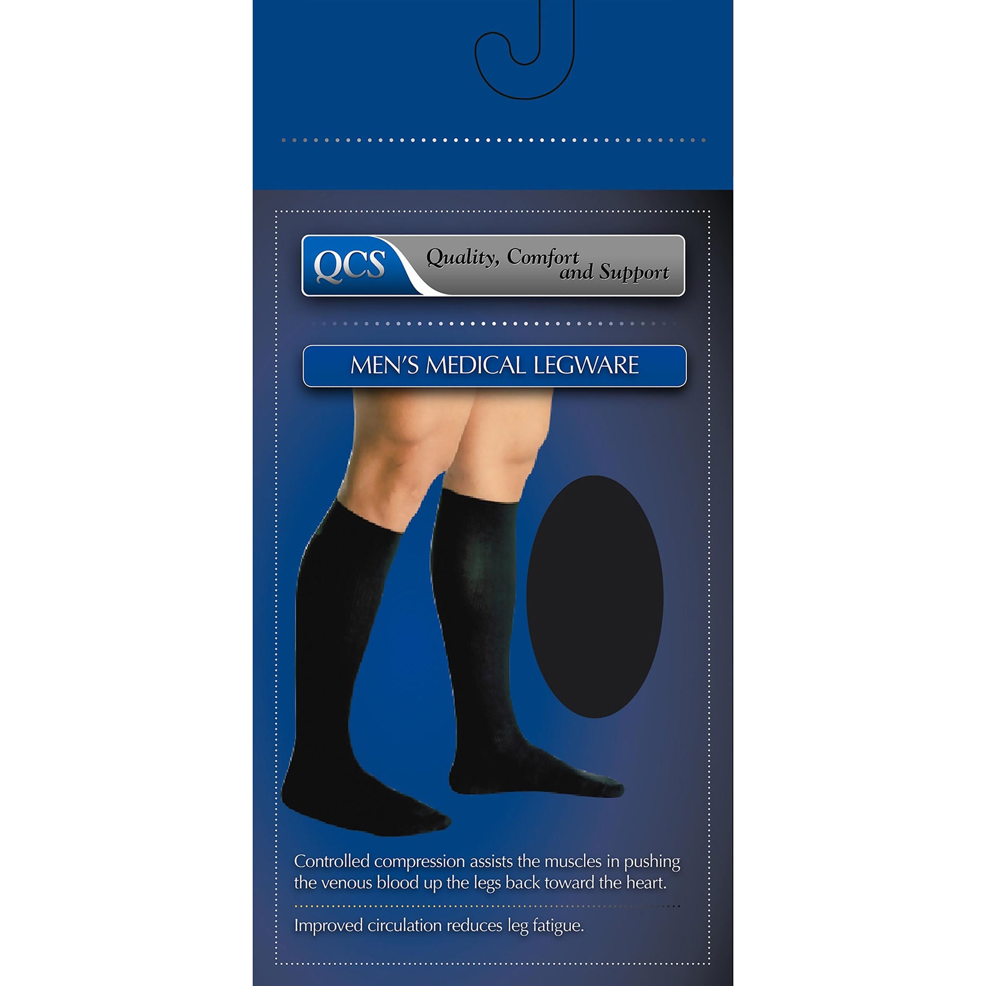 Scott Specialties - 1652 BLA XL Compression Socks Loving Comfort® Knee High X-Large Black Closed Toe