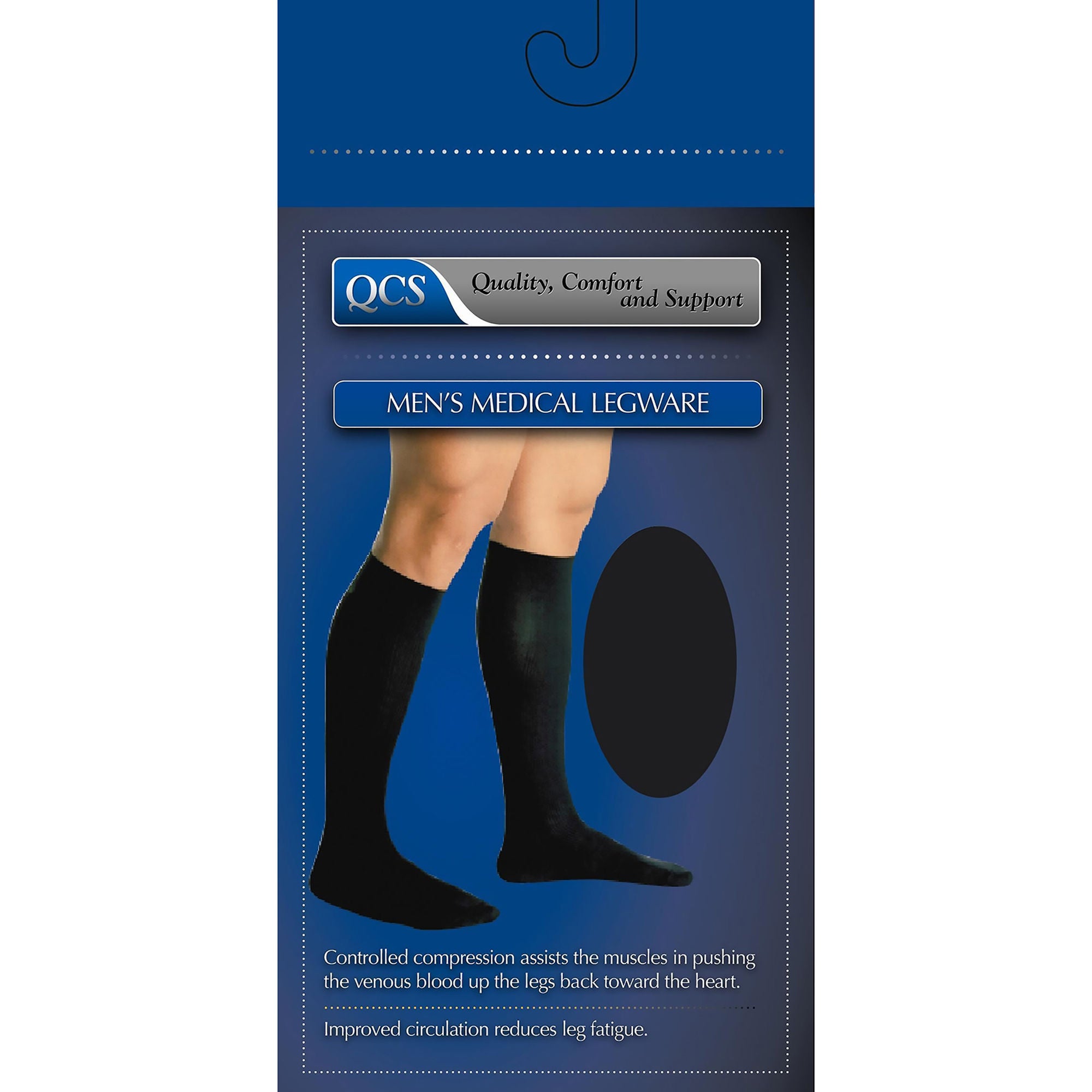 Scott Specialties - 1662 BLA XL Compression Socks Loving Comfort® Knee High X-Large Black Closed Toe