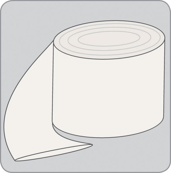 Medline - MDT221204 Stockinette Tubular 4 Inch X 25 Yard Unbleached Polyester NonSterile