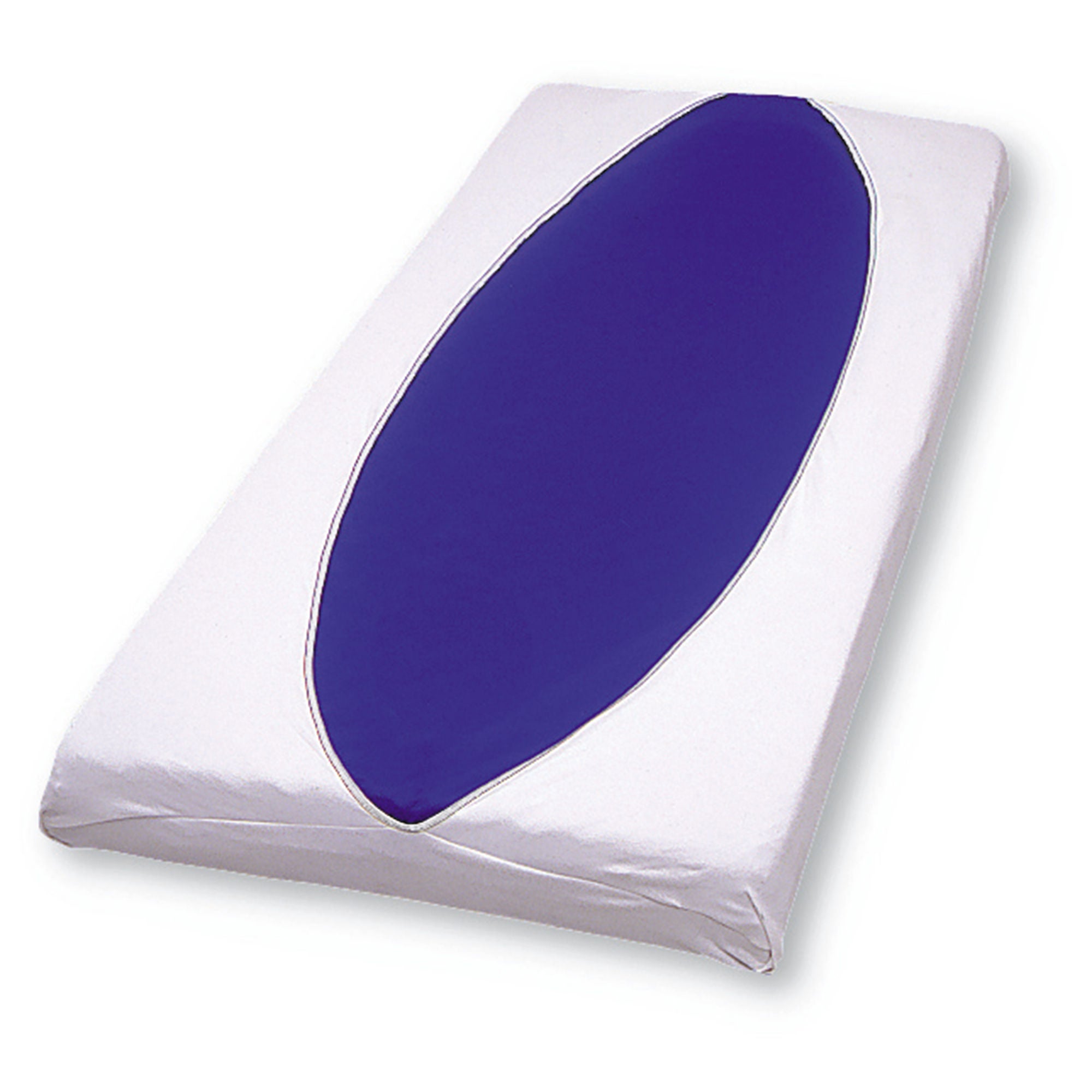 The Pillow Factory Division - 49452-25B Bed Sheet UltrKnit™ Fitted 36 W X 84 L X 8 D Inch White / Green Hem Cotton / Polyester Reusable