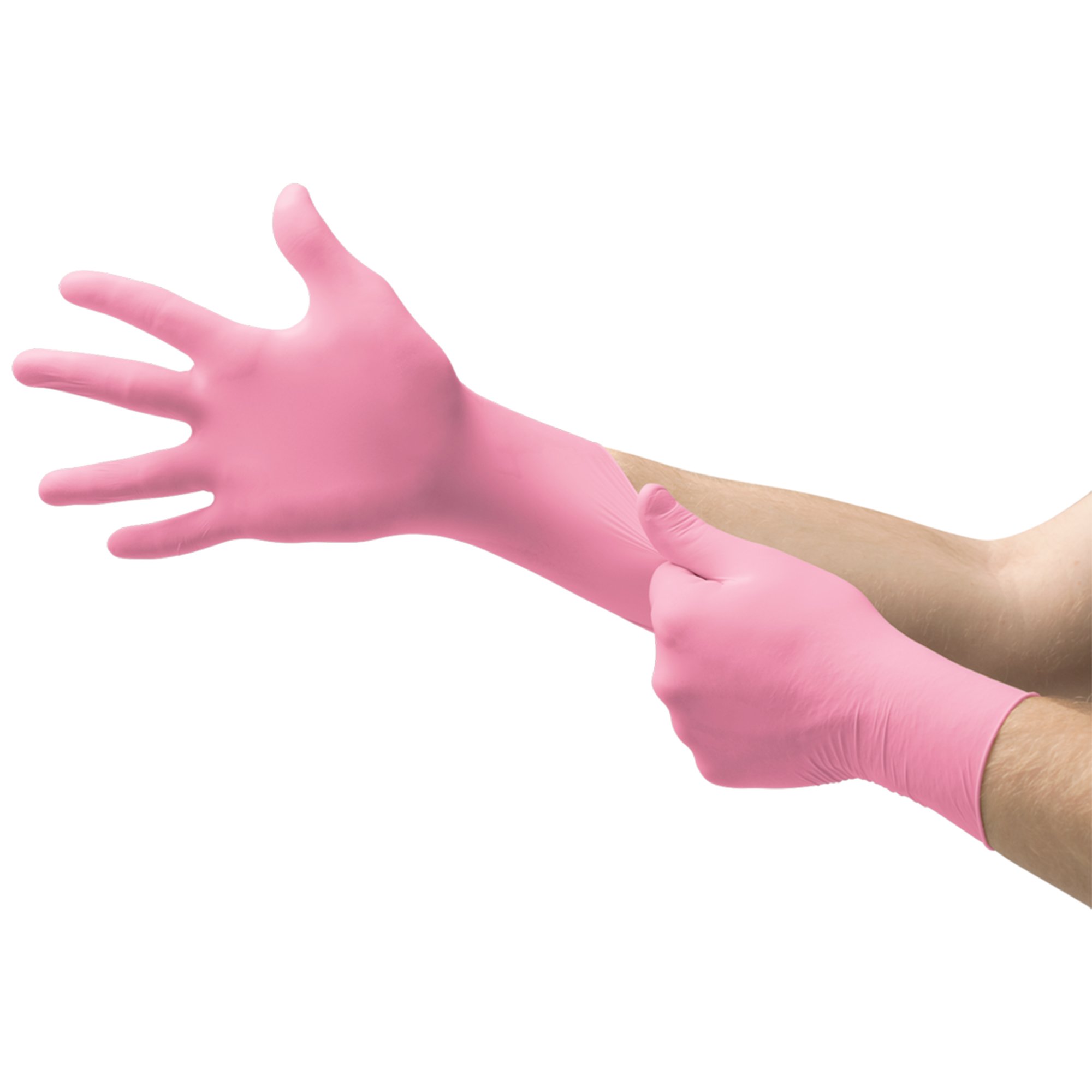 Ansell 6034510 - Micro-Touch® NitraFree™ Nitrile Exam Glove, Extra Small, Pink - 1/Box, 10/Case