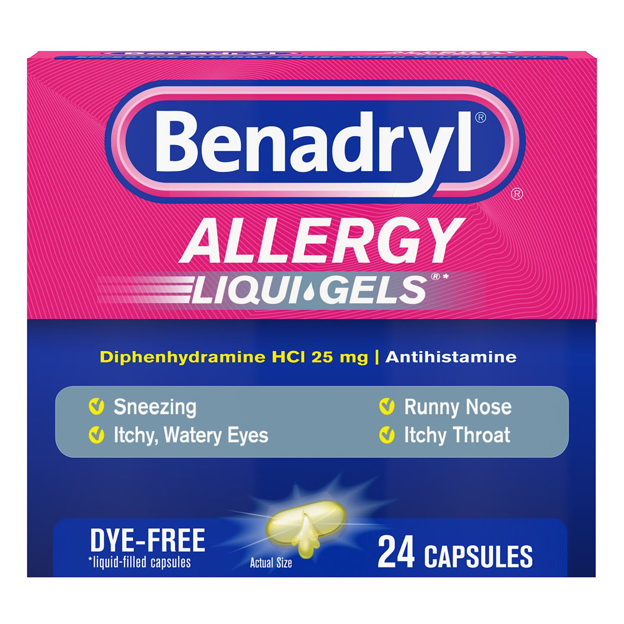 Kenvue Brands LLC - 531702100 Benadryl® Allergy Liqui-Gels Dye Free