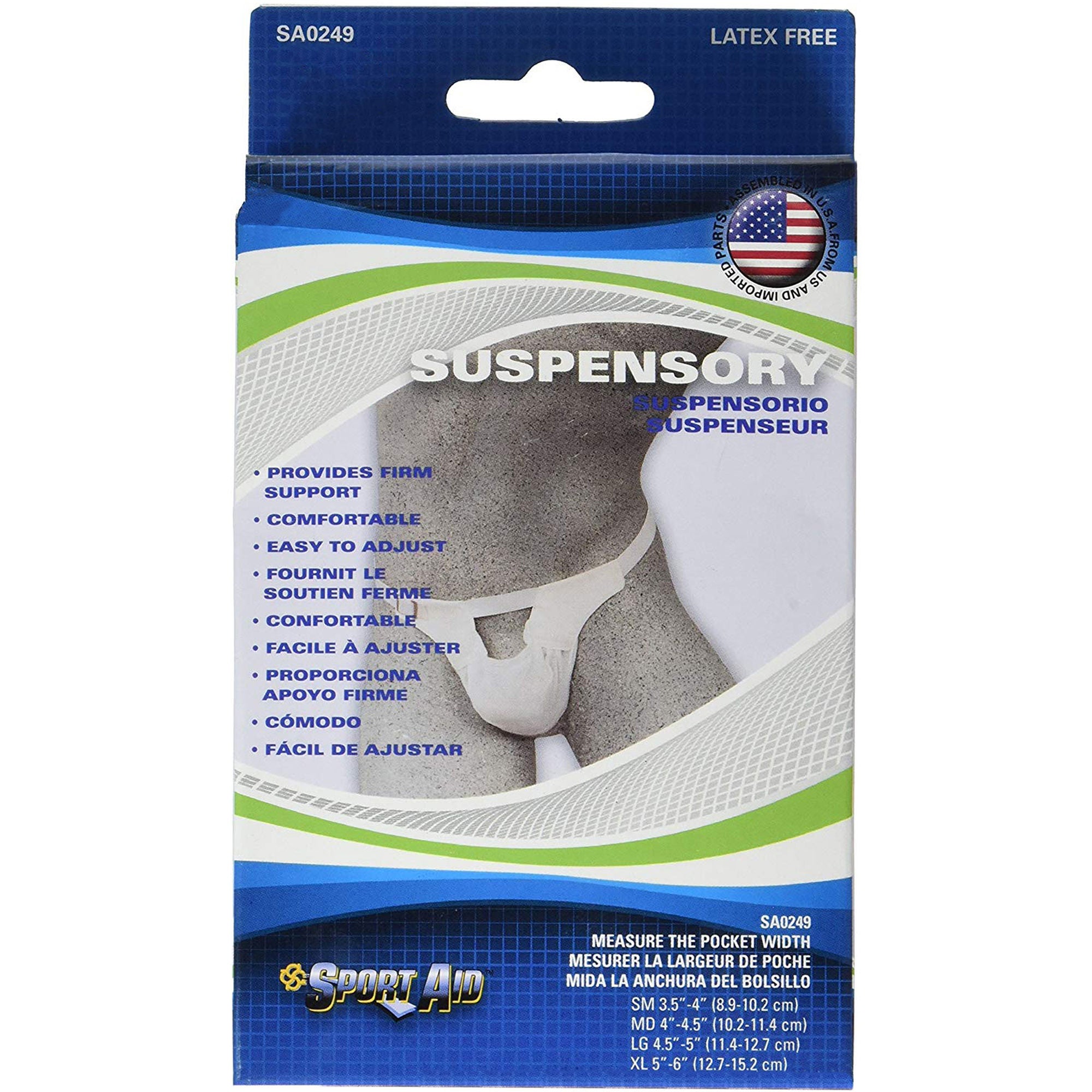 Scott Specialties - SA0249 WHI LG Suspensory Sport-Aid™ Large White