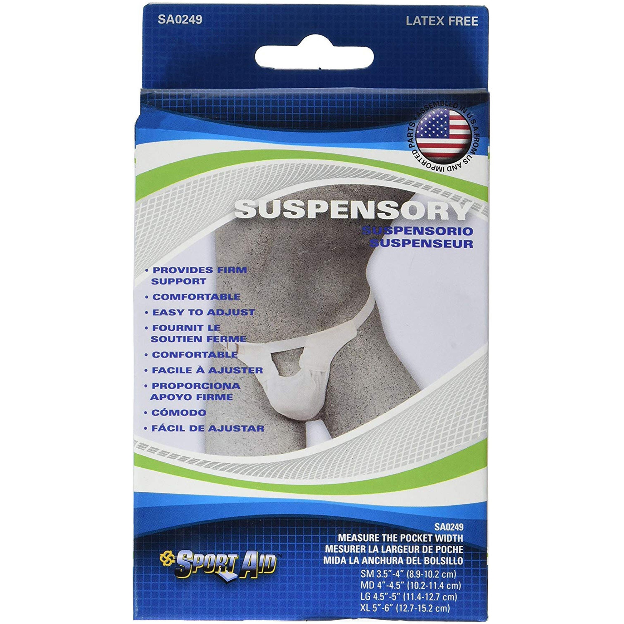 Scott Specialties - SA0249 WHI MD Suspensory Sport-Aid™ Medium White