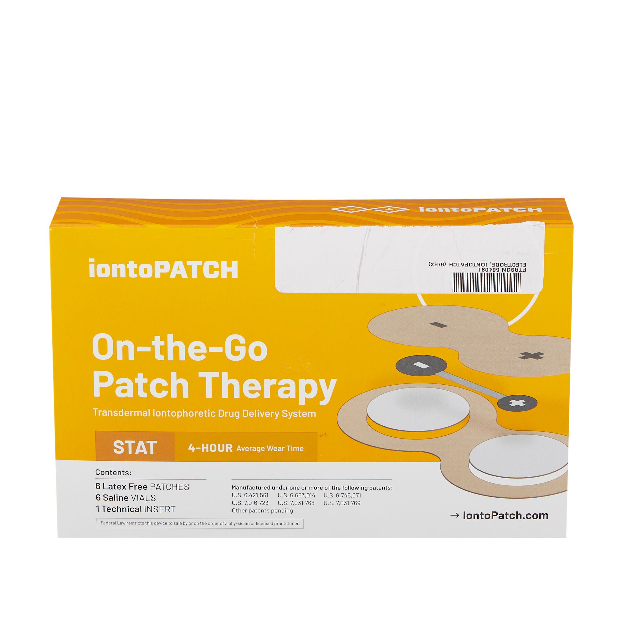 Performance Health - 081376573 Iontophoresis Patch IontoPatch® STAT 1.2 to 1.6 cc Fill Volume 6/Pk