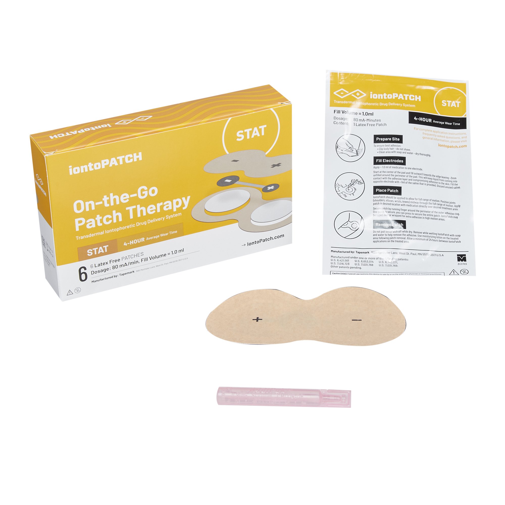 IontoPatch STAT Iontophoresis Patch 081376573 by Performance Health
