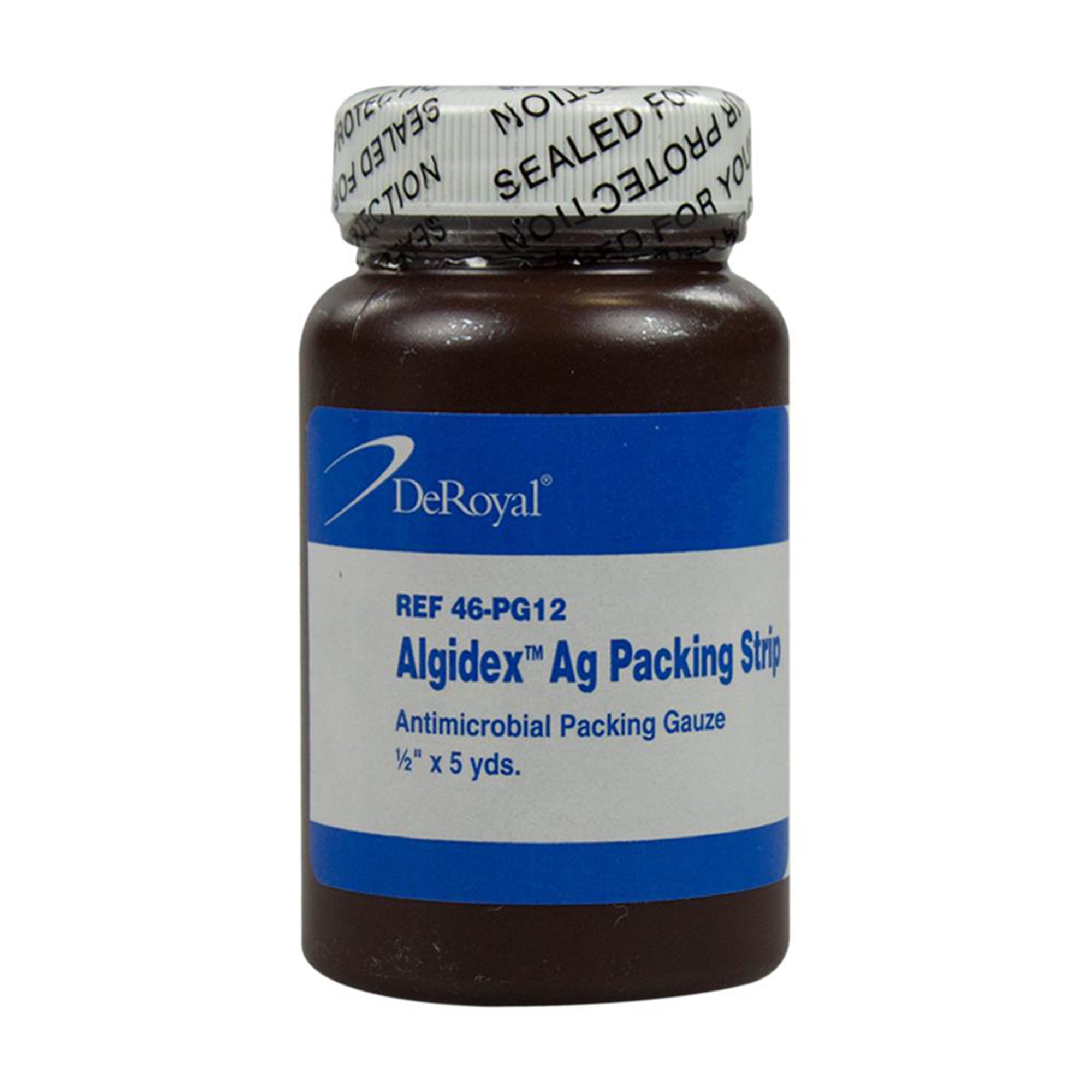 DeRoyal 46-PG12 - Algidex Ag® Packing Gauze, ½ Inch x 5 Yard - 1/Each, 12/Case