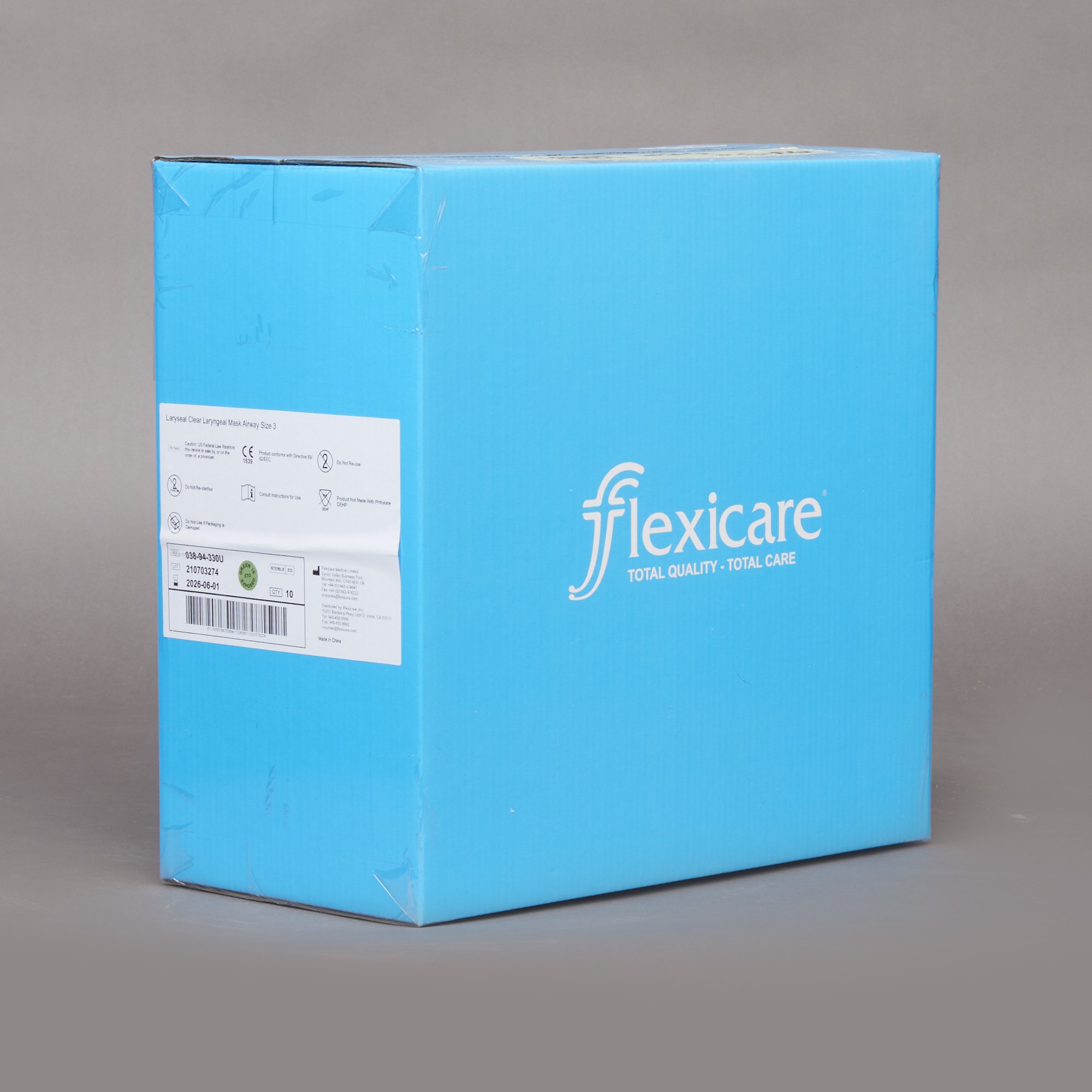 Flexicare 038-94-330U - LarySeal™ Clear Laryngeal Mask - 1/Each, 10/Box