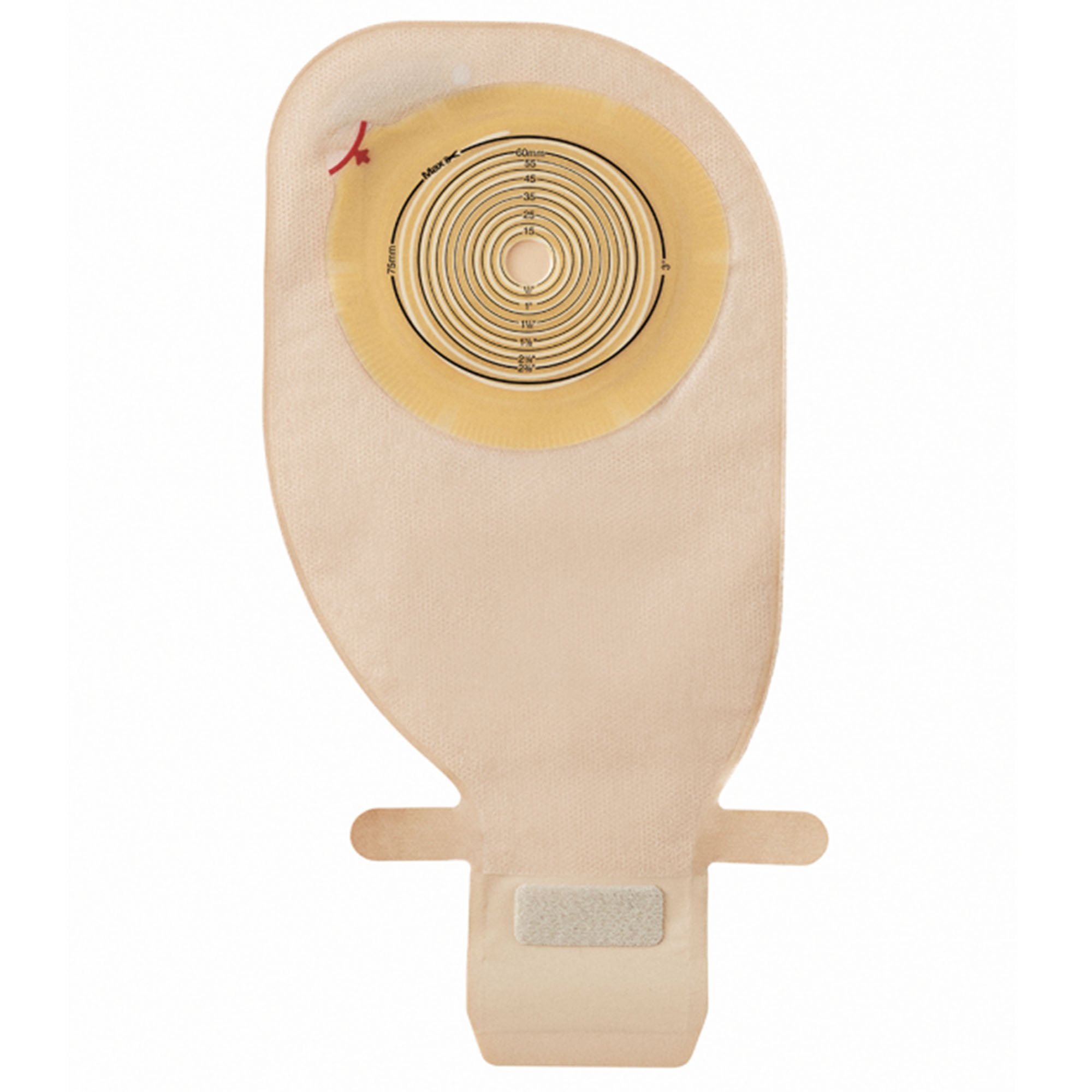 Coloplast 13860 - Assura® Flat One-Piece Transparent Ostomy Pouch, Cut to Fit Stomas 10 – 75 mm - 10/Box