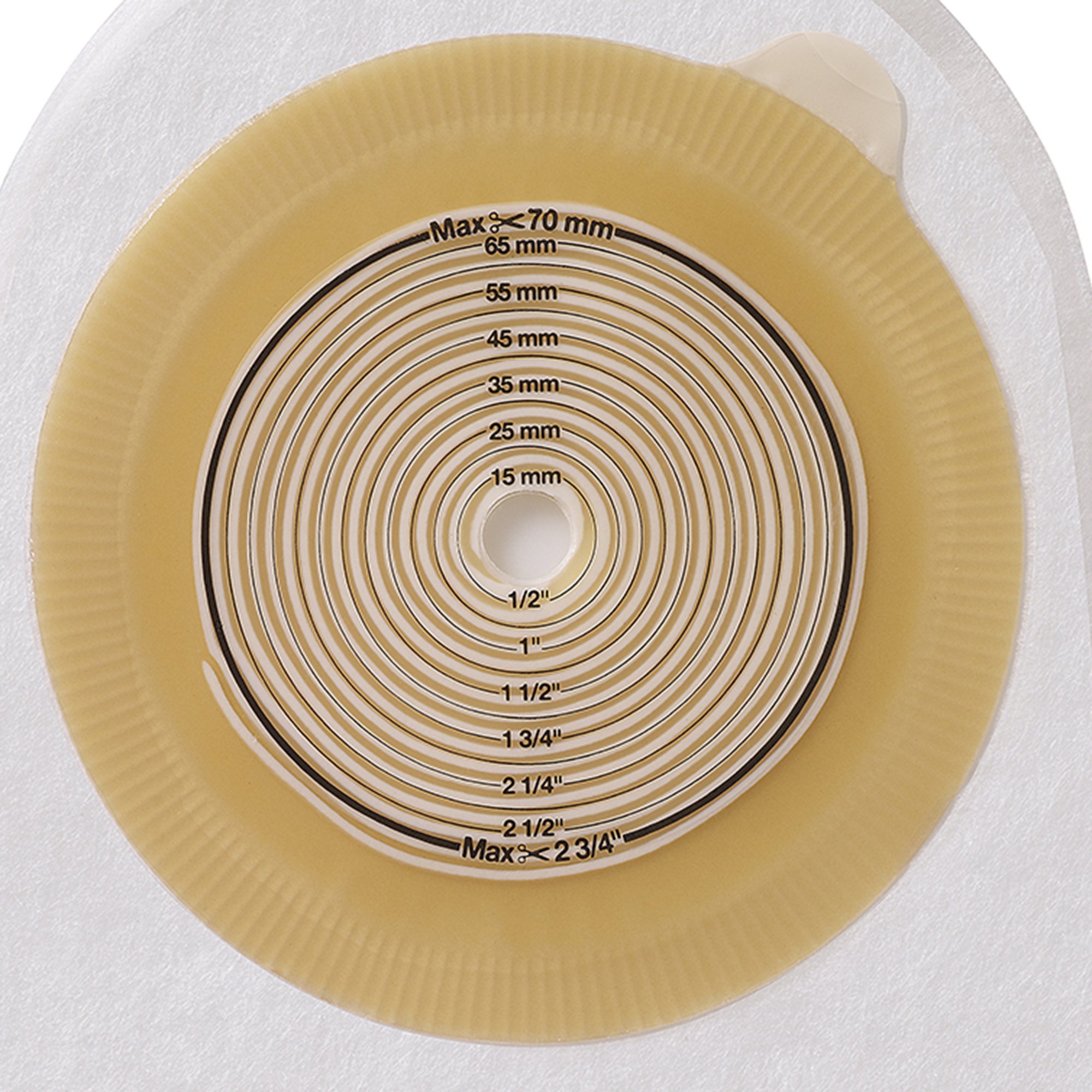 Coloplast 12660 - Assura® Flat One-Piece Transparent Ostomy Pouch, Cut to Fit Stomas 10 – 70 mm - 10/Box