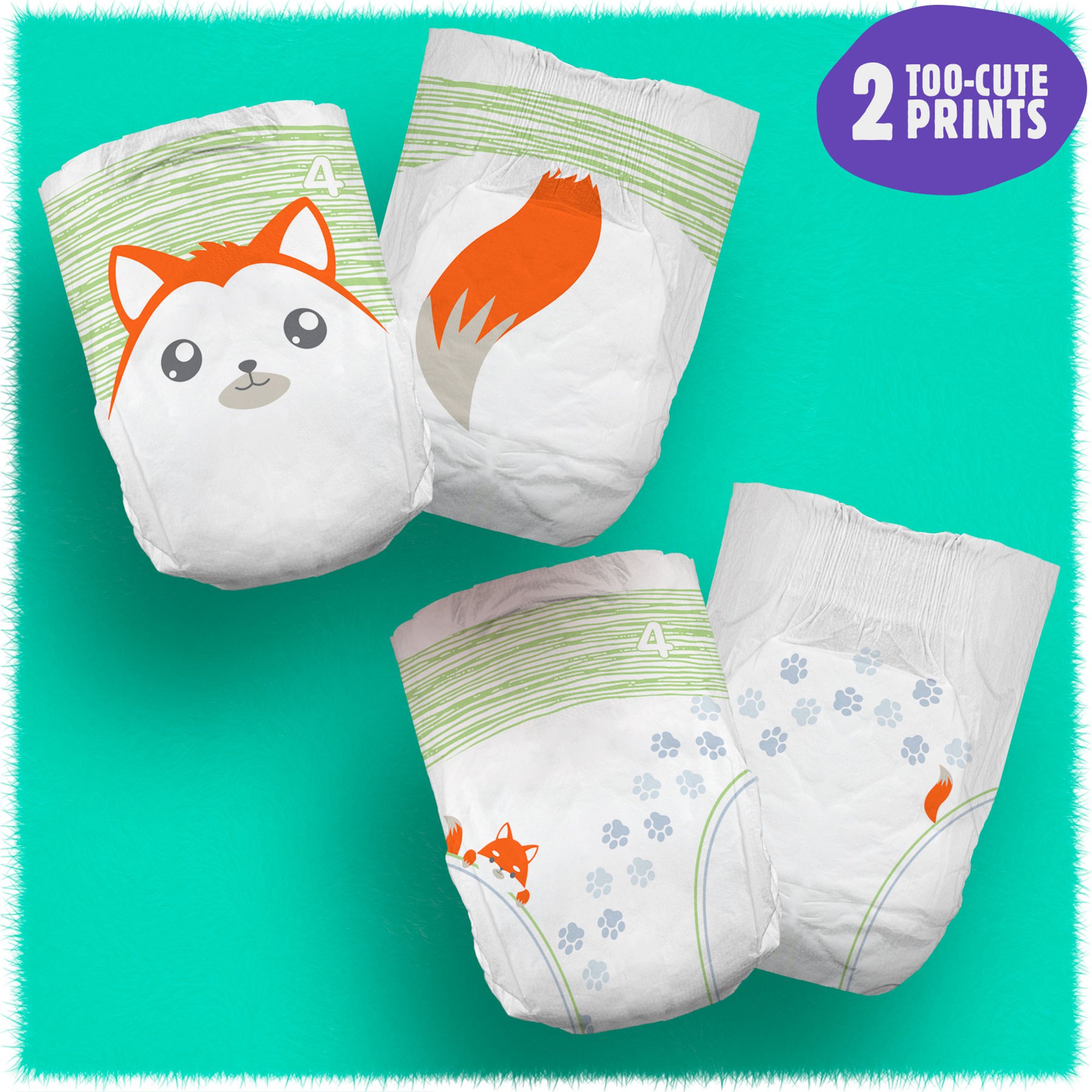 First Quality Products LLC CR4001 - Cuties® Premium Diaper, Size 4 - 1/Pack, 4/Case