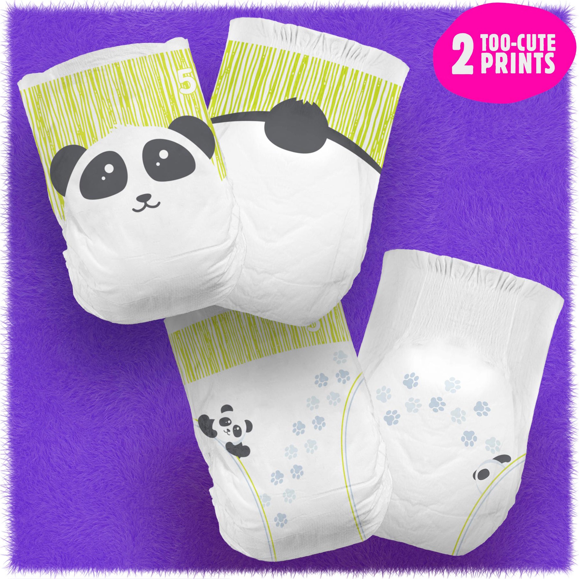 First Quality Products LLC CR5001 - Cuties® Premium Diaper, Size 5 - 1/Pack, 4/Case