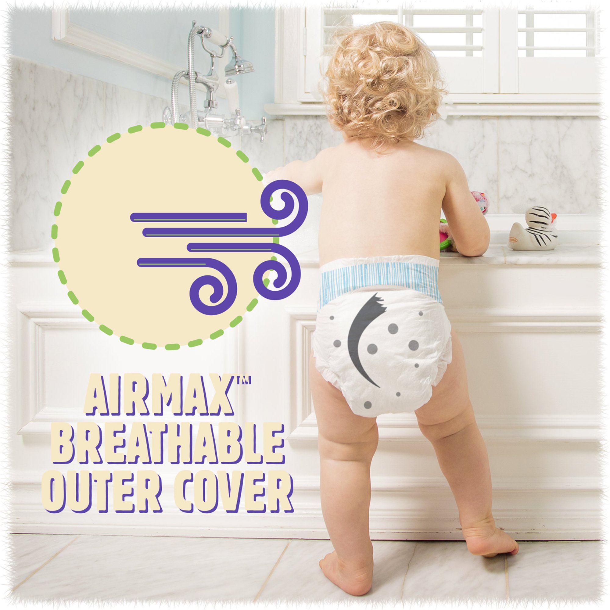 First Quality Products LLC CR5001 - Cuties® Premium Diaper, Size 5 - 1/Pack, 4/Case