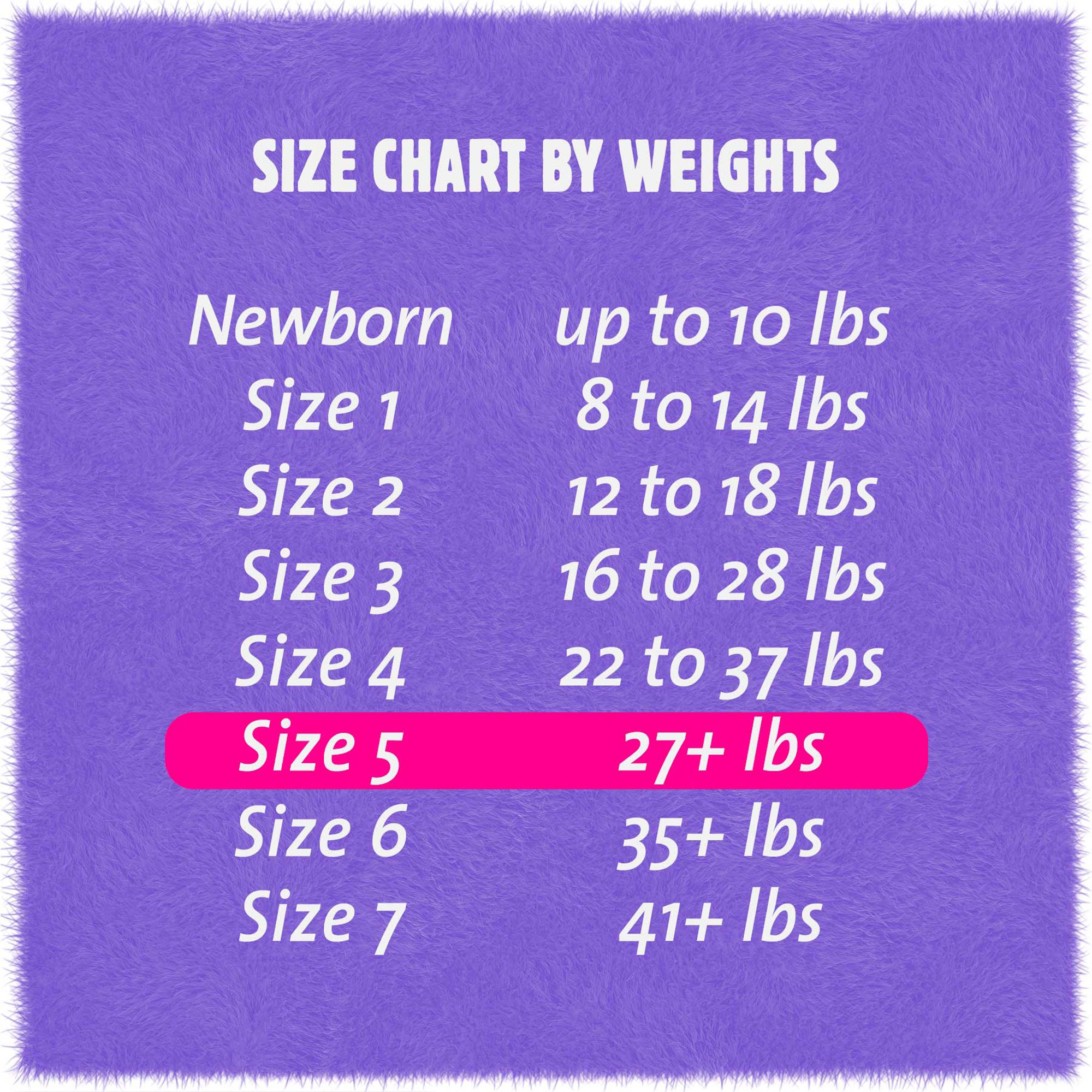 First Quality Products LLC CR5001 - Cuties® Premium Diaper, Size 5 - 1/Pack, 4/Case