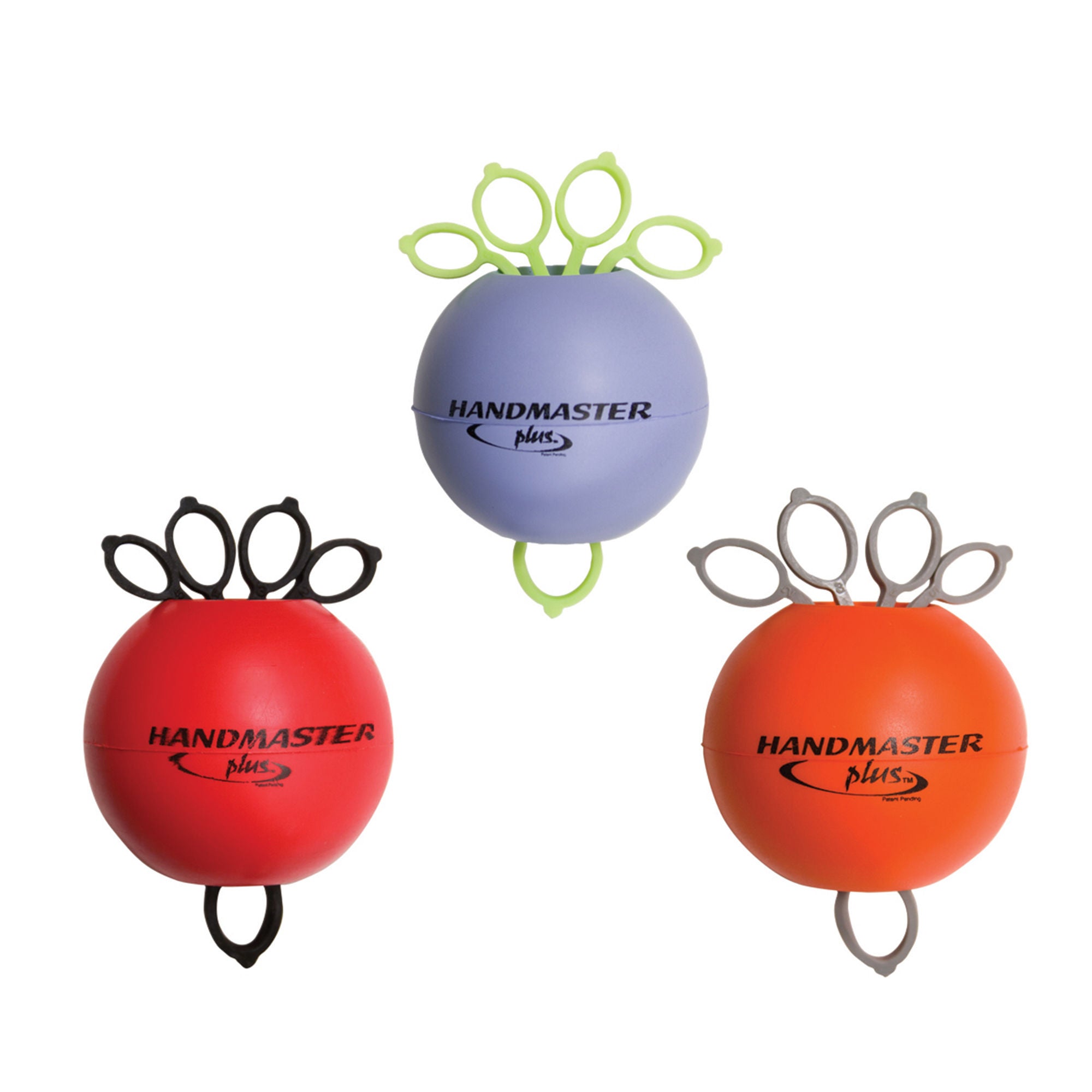 Fabrication Enterprises - 10-0787 Hand Exerciser Set HandMaster Plus™ Purple / Red / Orange Soft / Medium / Hard