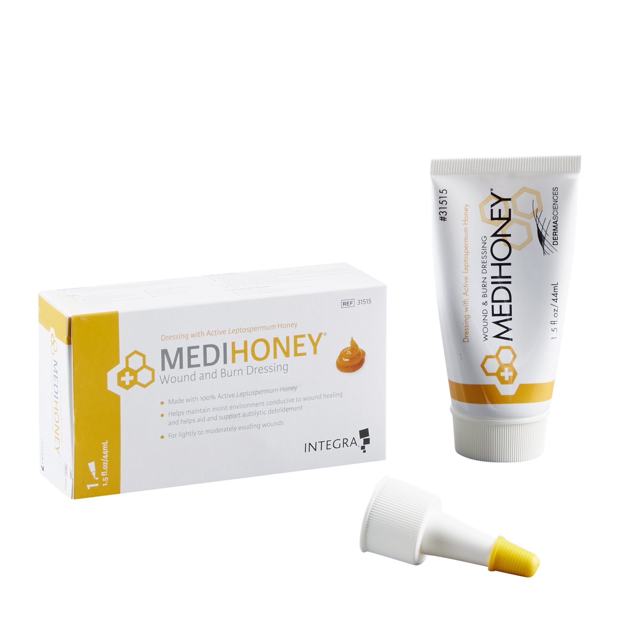 McKesson Brand - 31515 Medihoney® Wound and Burn Dressing Paste 1½-ounce tube