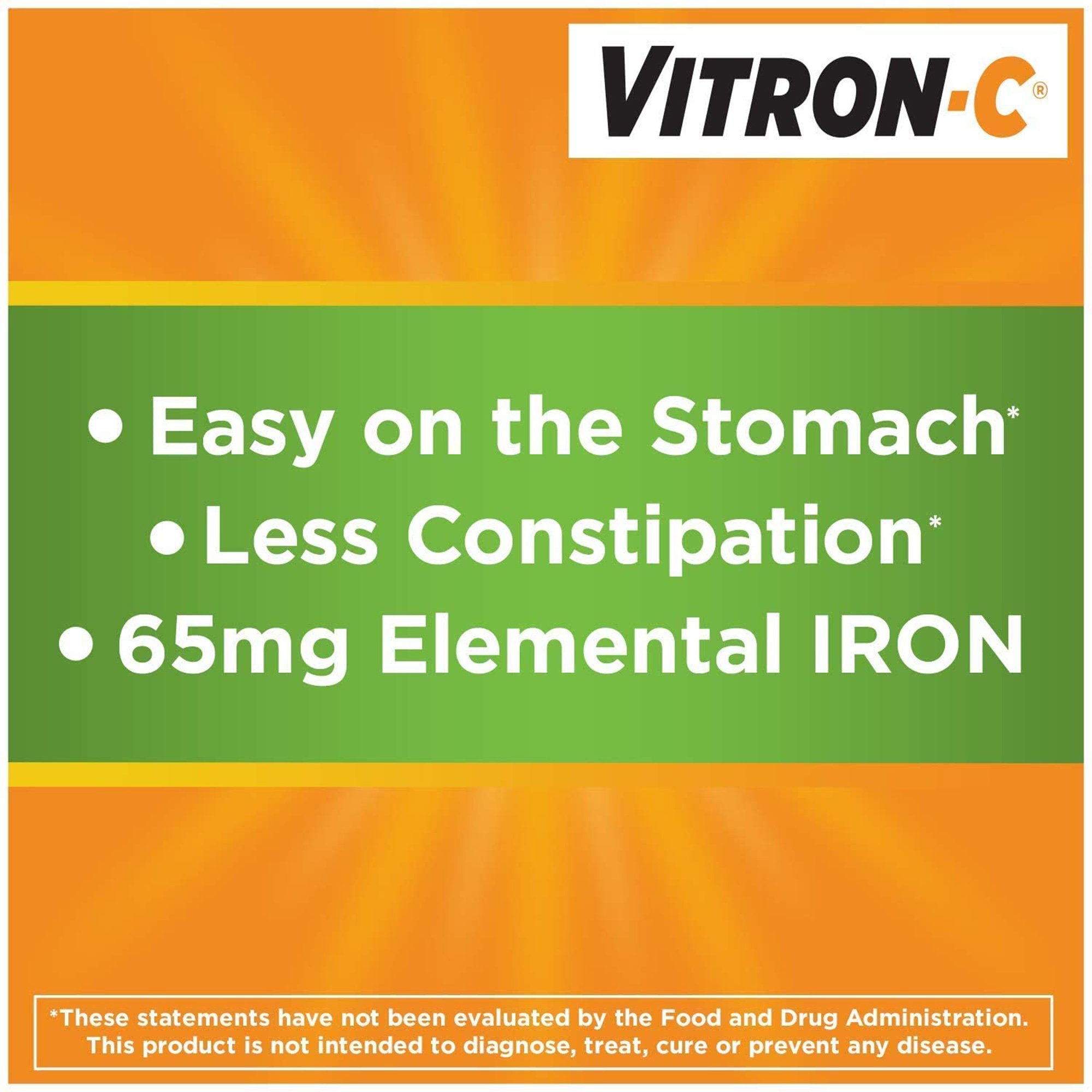 Emerson Healthcare 63736012301 - Vitron-C® Ascorbic Acid / Iron Supplement - 1/Bottle