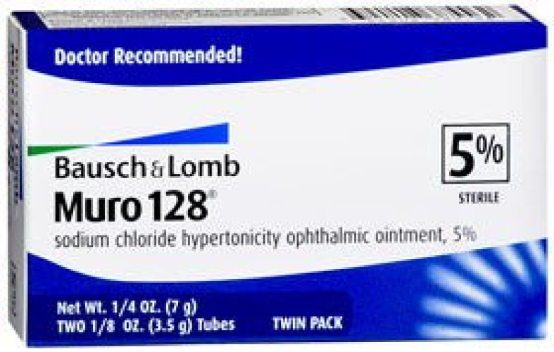 Bausch & Lomb - 24208038556 Bausch + Lomb Muro 128 5% Ointment
