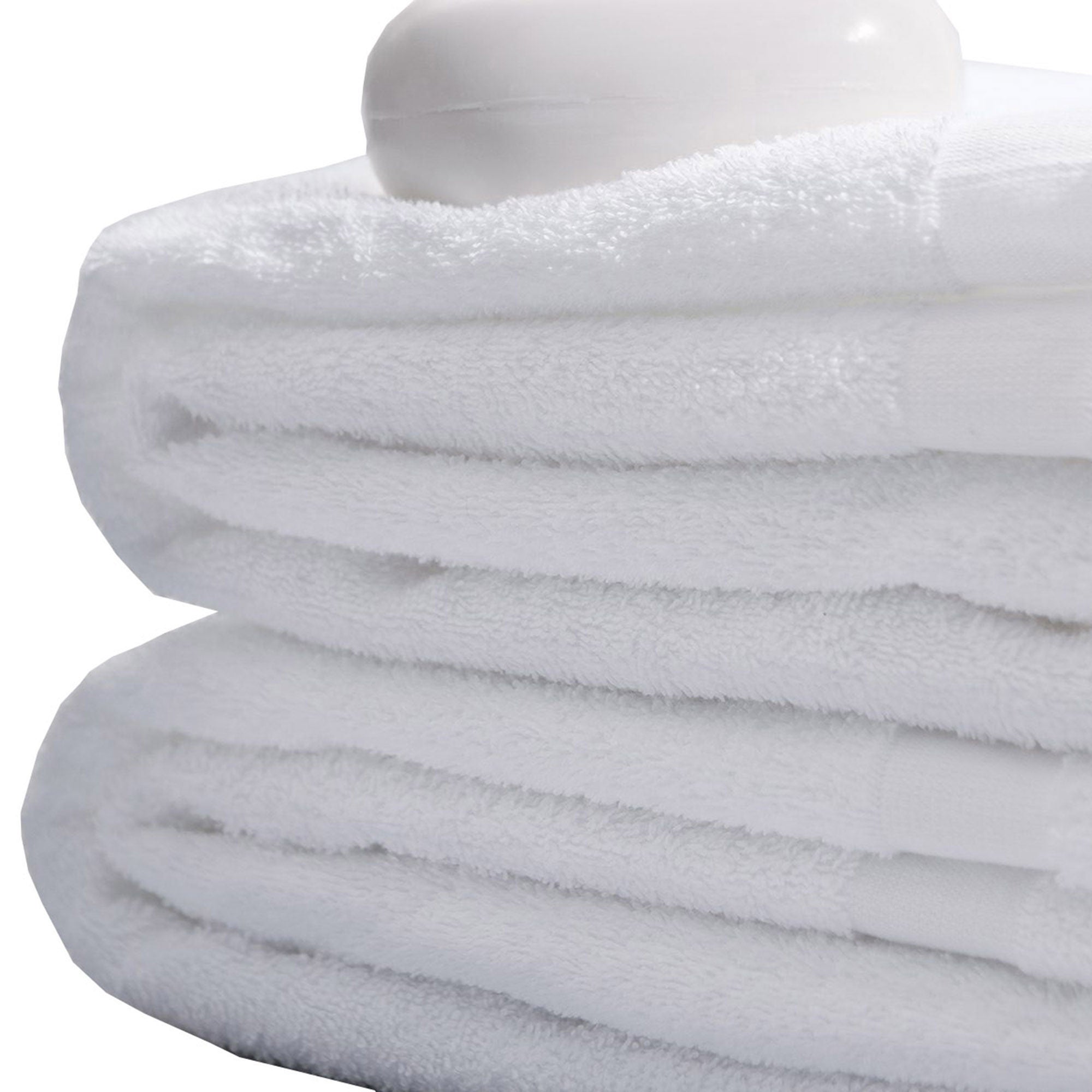 Standard Textile - 46455100 Washcloth Room Ready for You® 12 X 12 Inch White Reusable